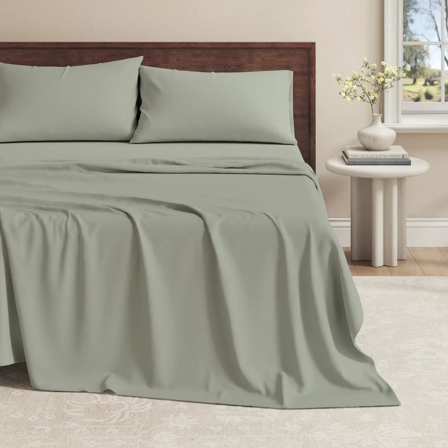 100% Organic Cotton Jersey Knit Sheets from PriceLows™