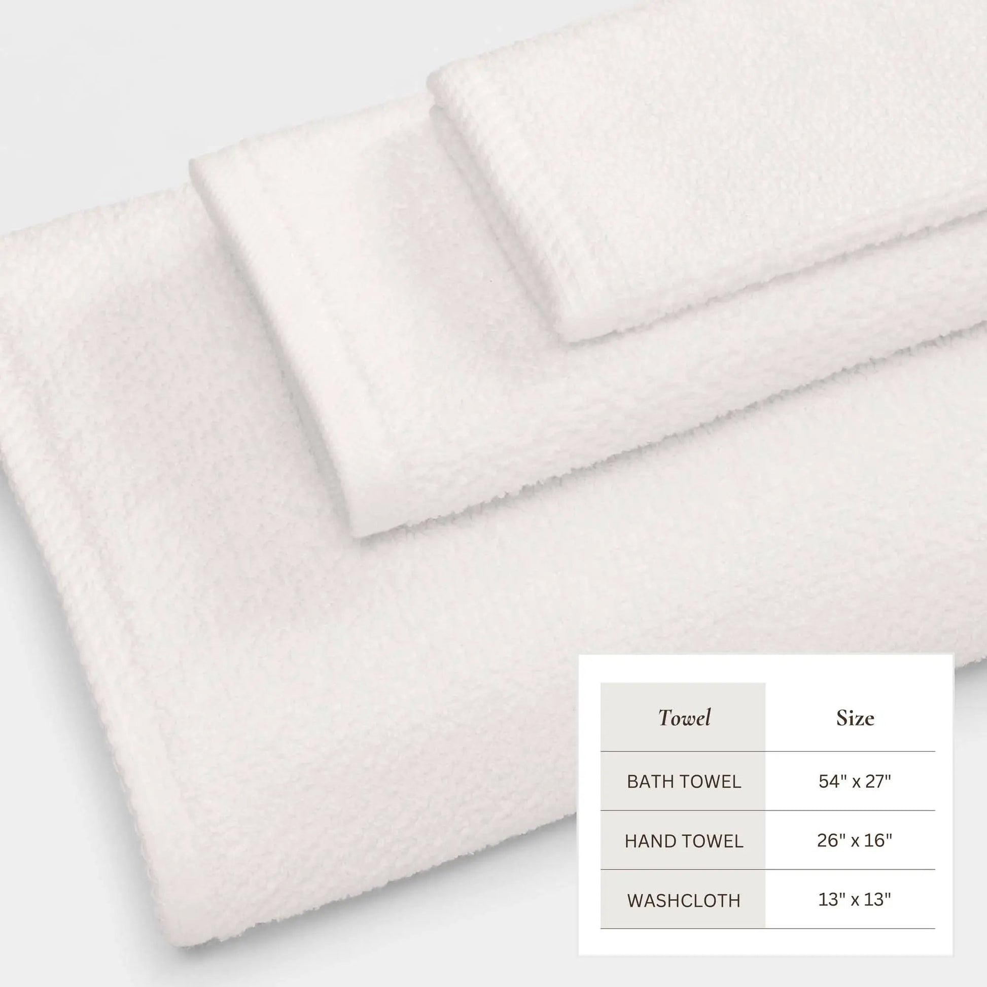 Cotton Textured Bath Towel Set - Acacia Collection from PriceLows™