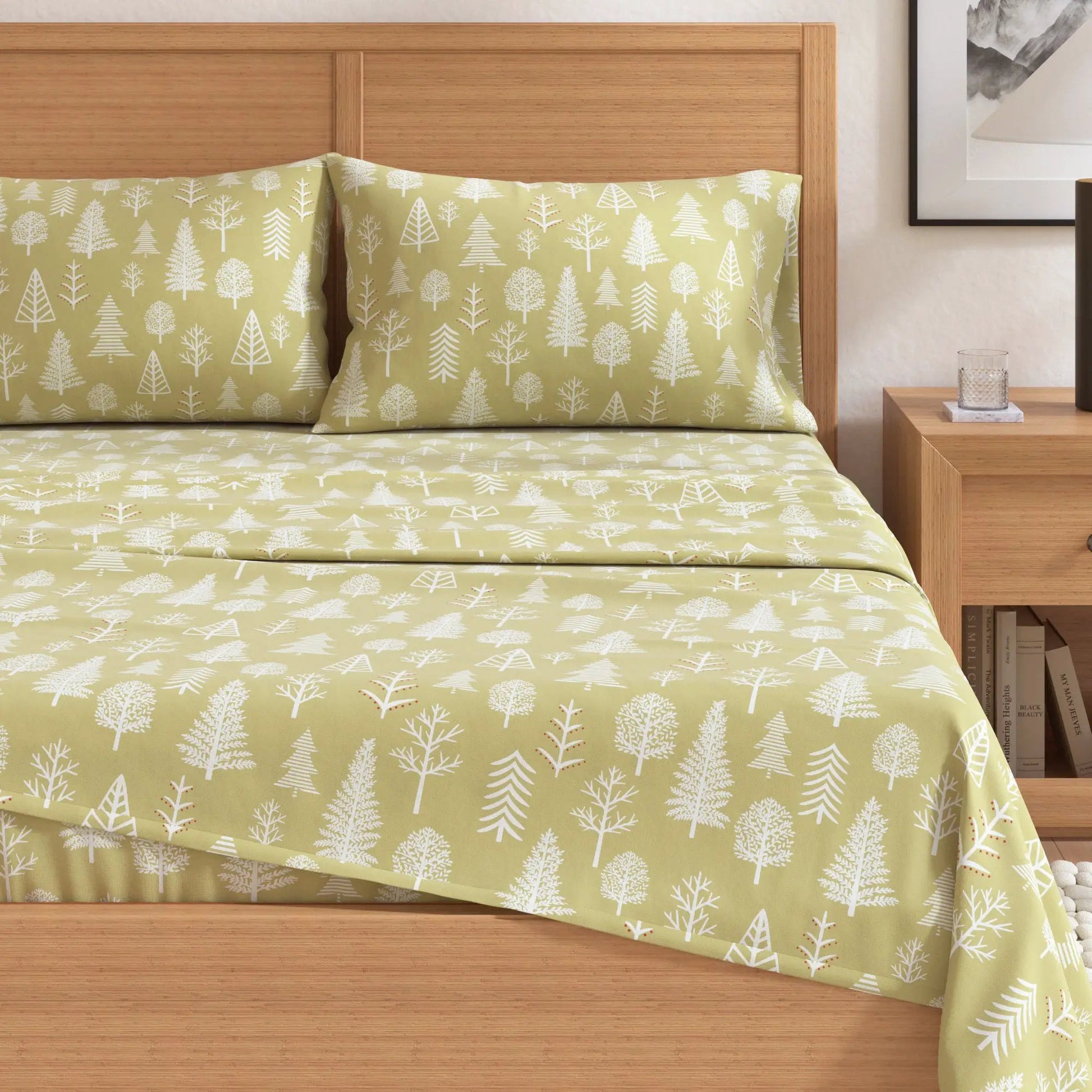 Turkish Cotton Flannel Sheet - Lakeview Collection from PriceLows™