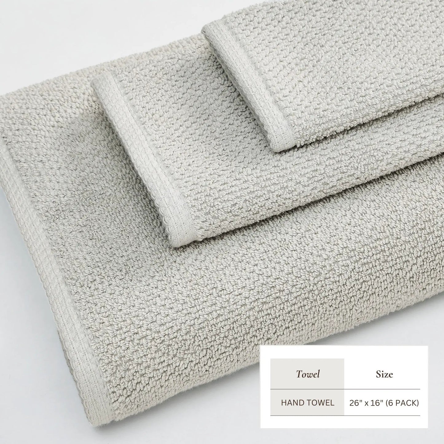 Cotton Textured Bath Towel Set - Acacia Collection from PriceLows™