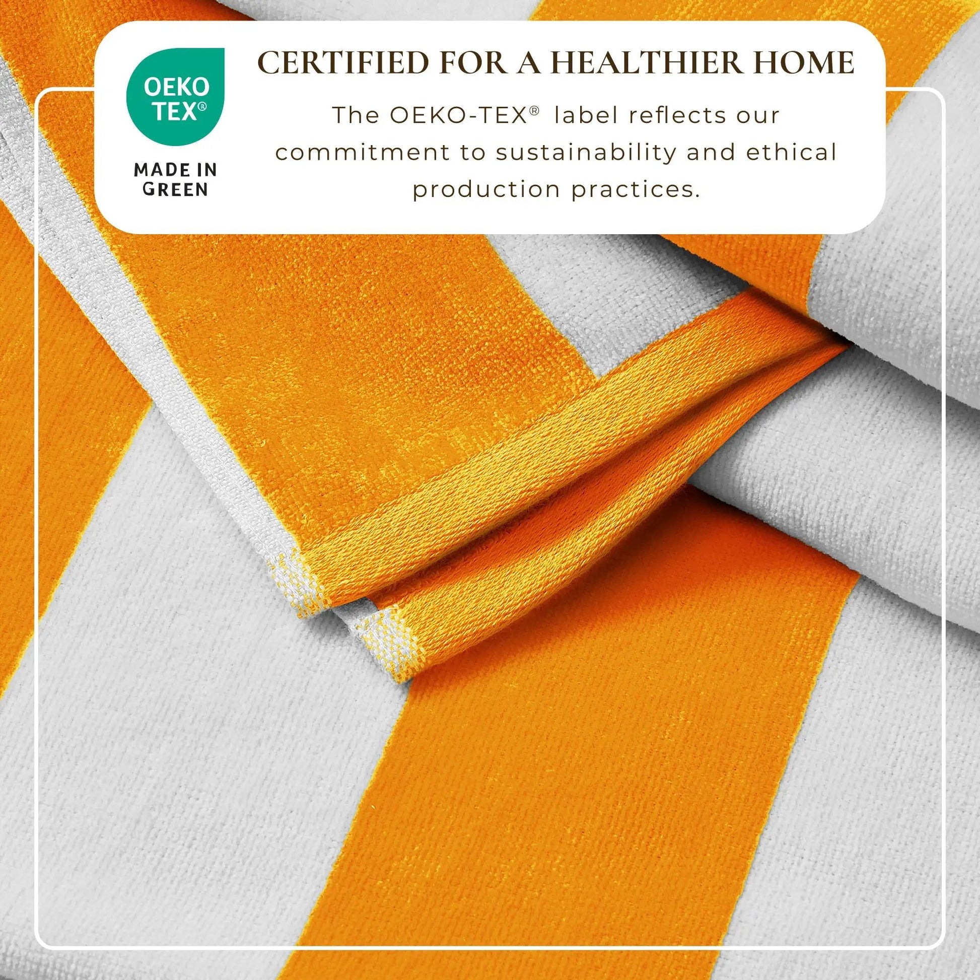 Cotton Velour Cabana Stripe Beach Towel - Novia Collection from PriceLows™