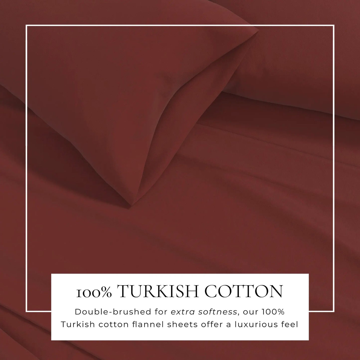 Cotton Solid Flannel Sheet - Nordic Collection from PriceLows™