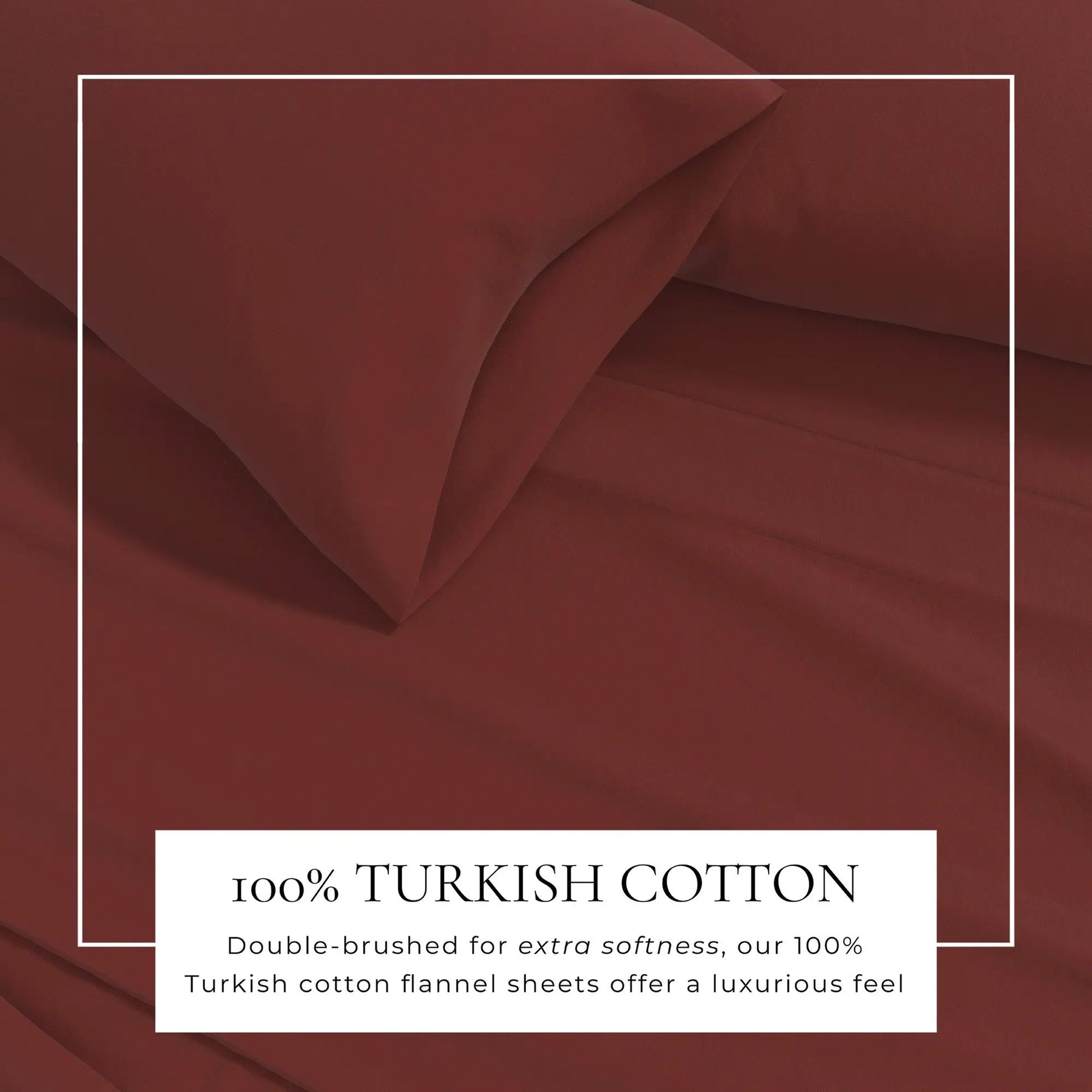 Cotton Solid Flannel Sheet - Nordic Collection from PriceLows™