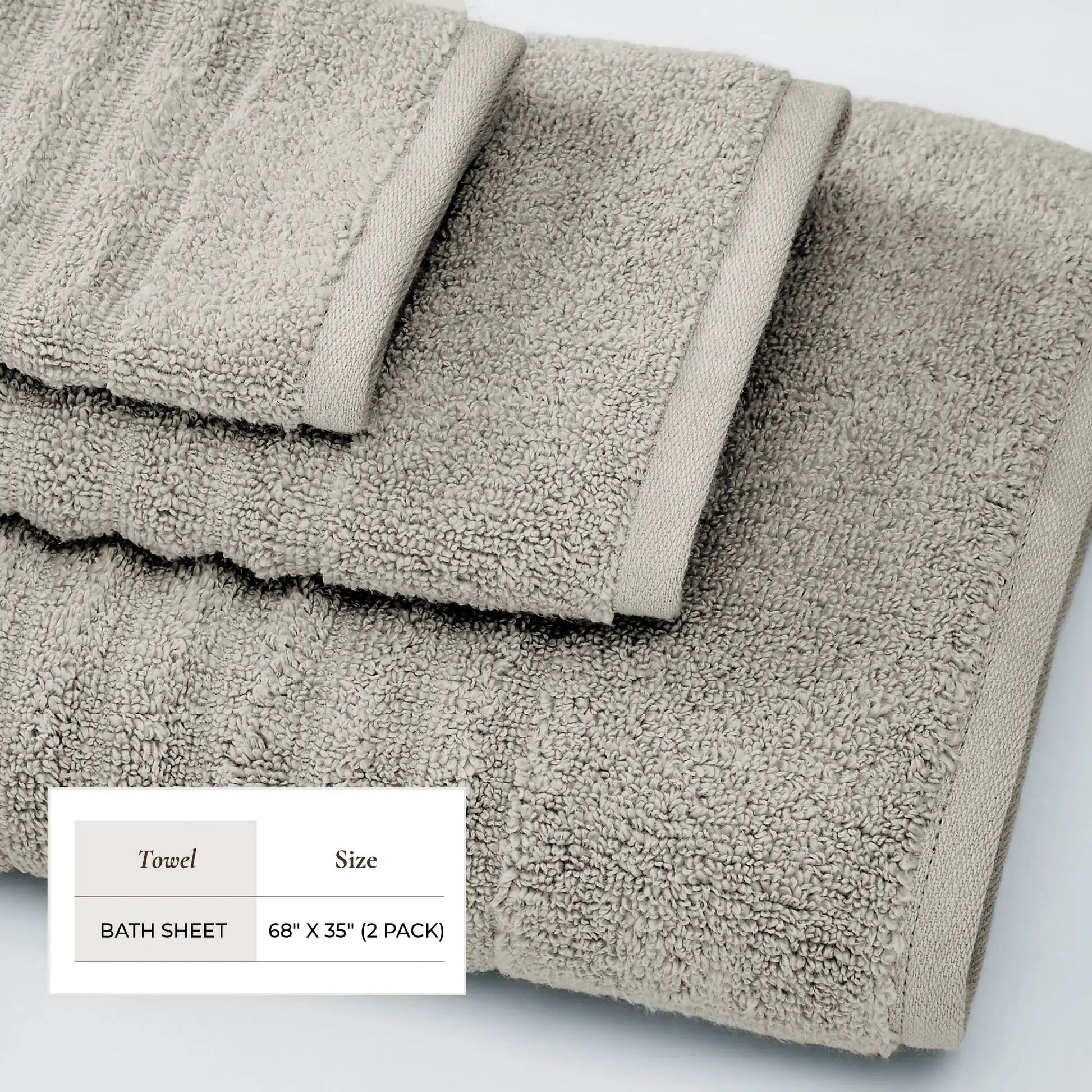 Luxury Combed Cotton Bath Towel Set - Karina Collection from PriceLows™