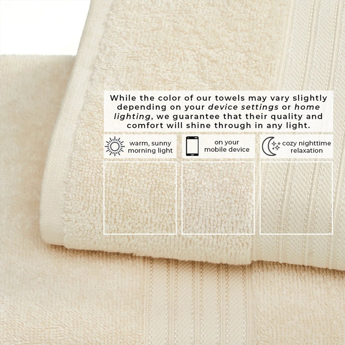 Cotton Terry Bath Towel Set - Cooper Collection from PriceLows™