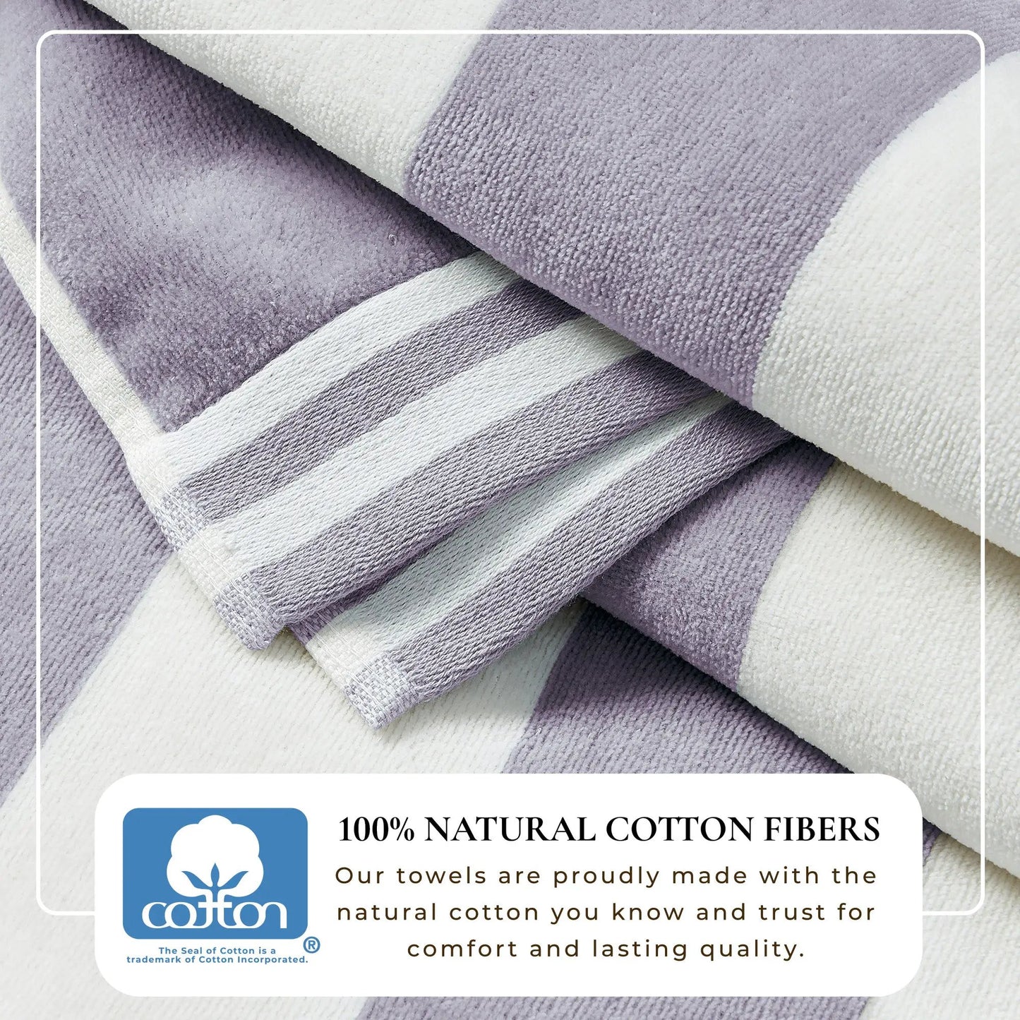 Striped Cabana Beach Towel - Edgartown Collection from PriceLows™