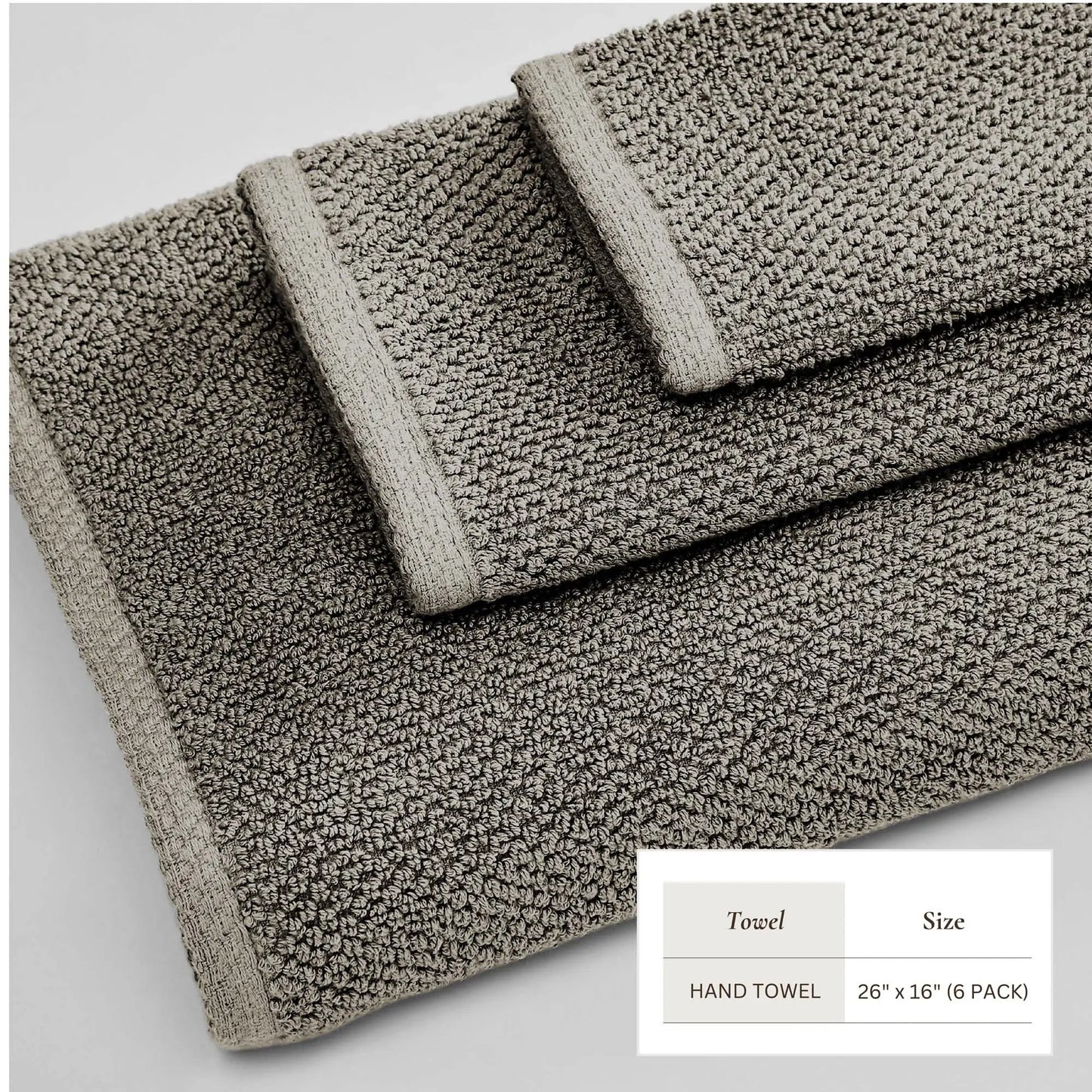 Cotton Textured Bath Towel Set - Acacia Collection from PriceLows™