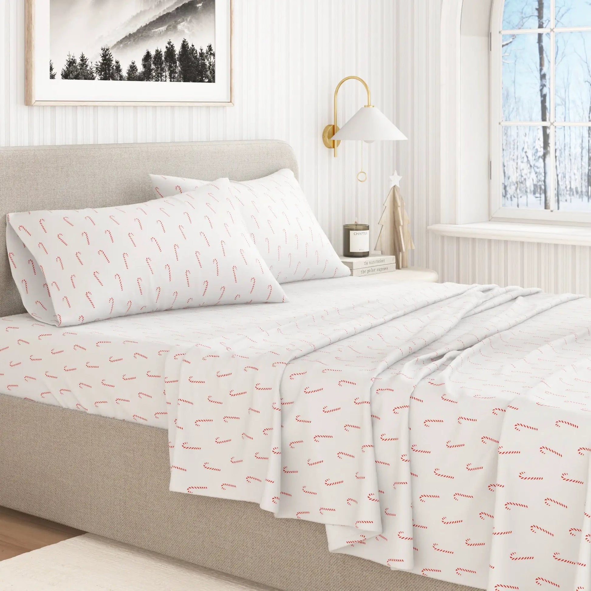 100% Turkish Cotton Flannel Sheet Sets - Boulder Collection from PriceLows™