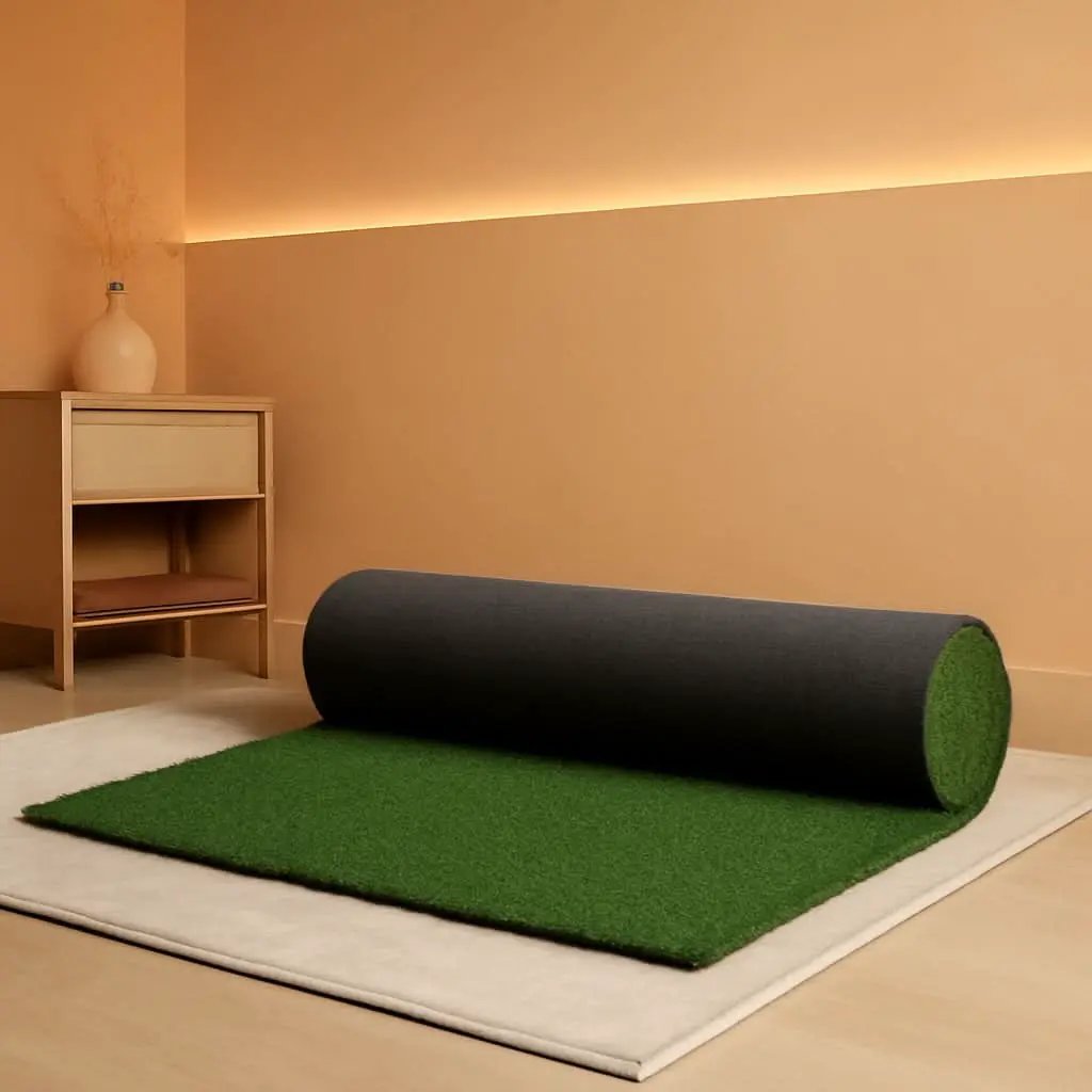 Artificial Grass Turf 7x15 Ft Outdoor Rug 0.4 Inch Height from PriceLows™