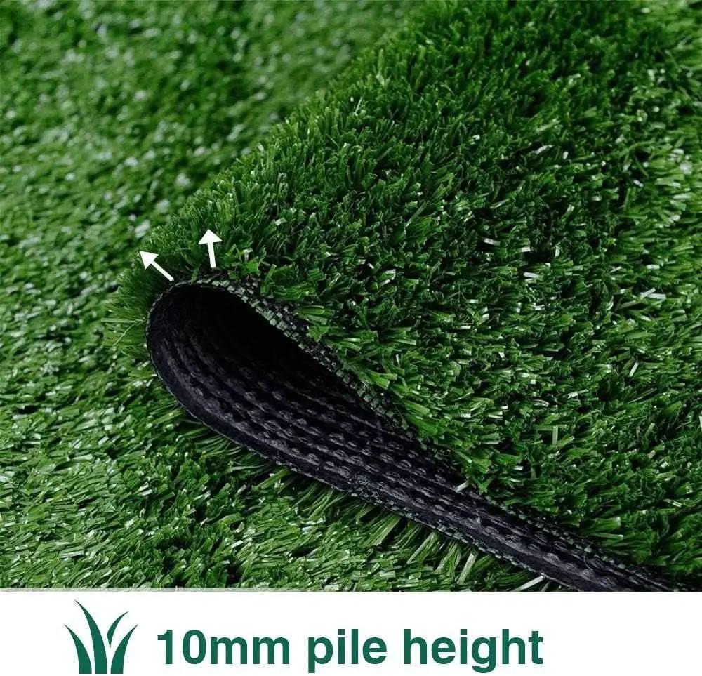 Artificial Grass Turf 7x15 Ft Outdoor Rug 0.4 Inch Height from PriceLows™