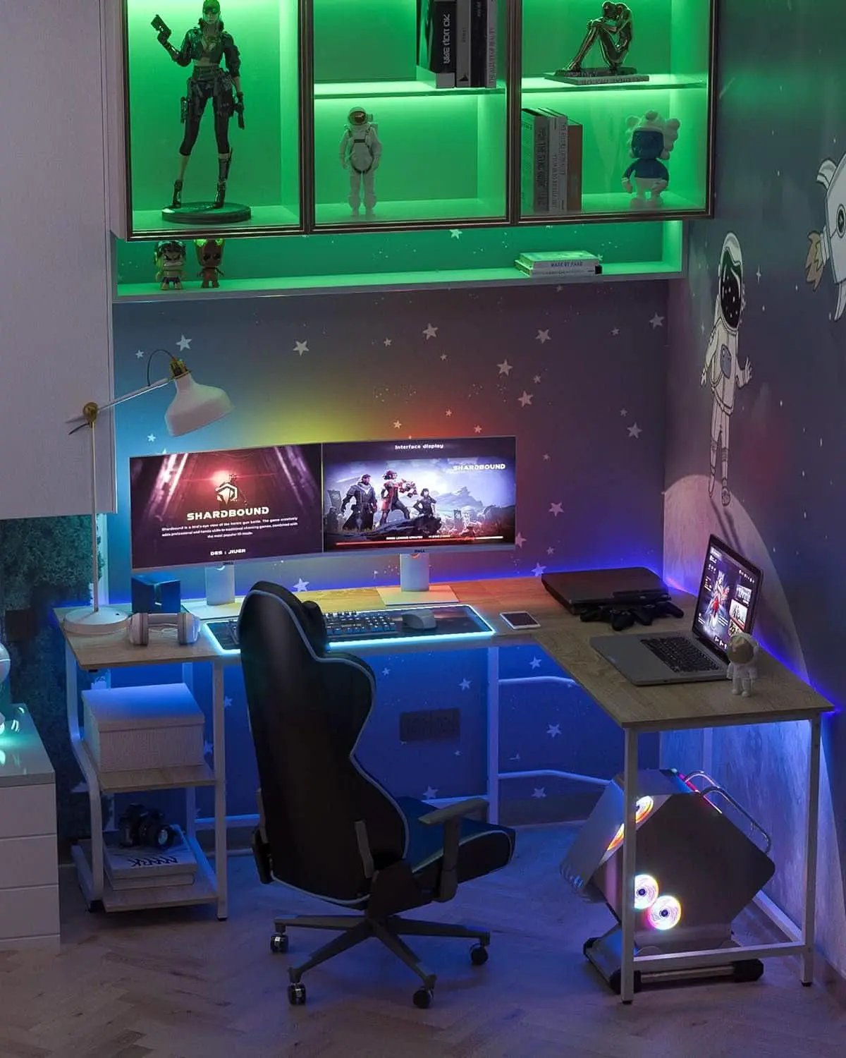 69 Inch Reversible L Shaped Desk For Home Office Use from PriceLows™
