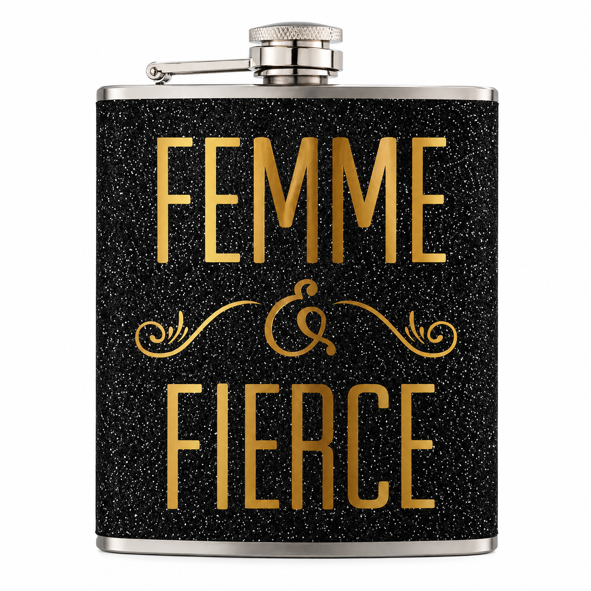 Hip Flask | 7 Oz Capacity | Stainless Steel | Black Matte