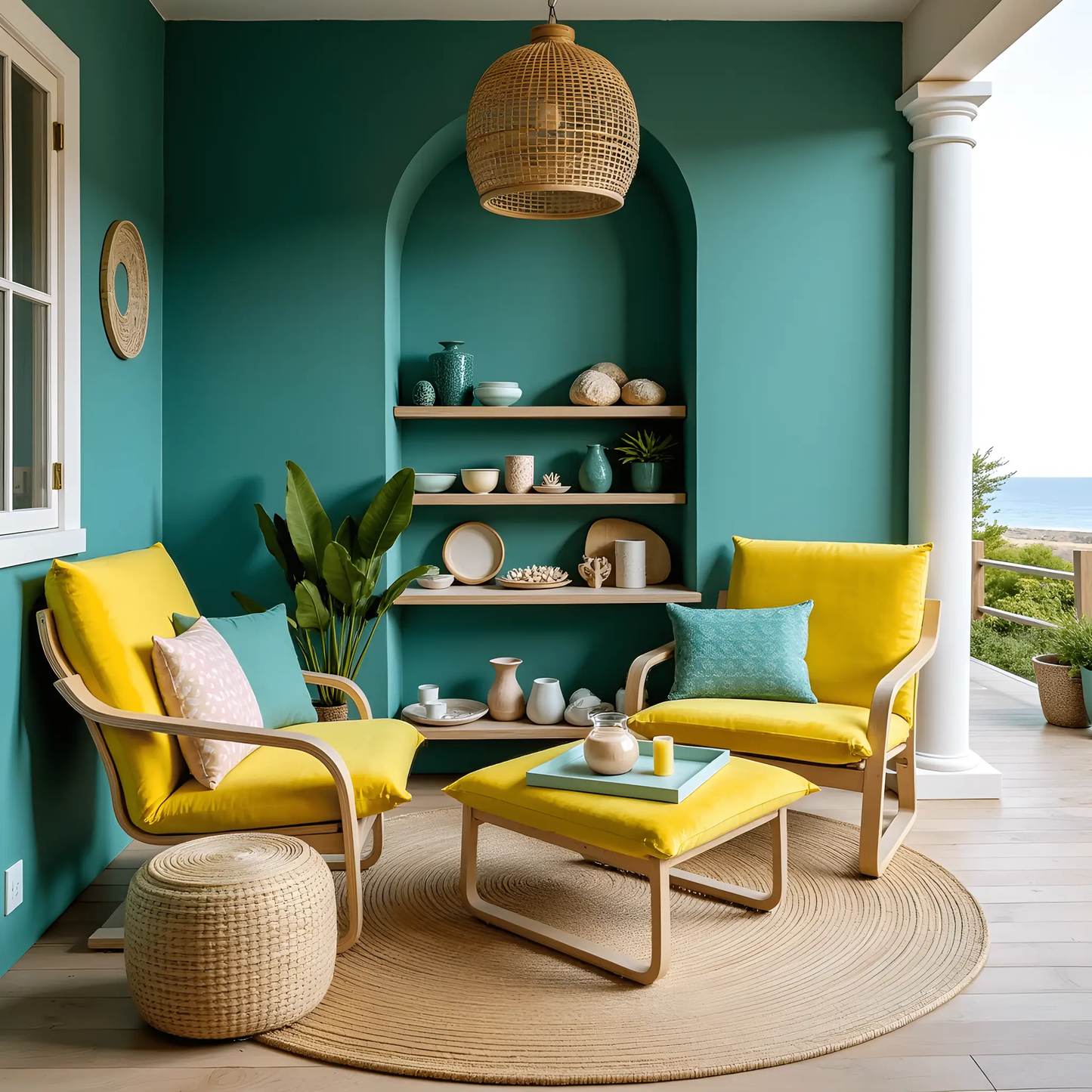 Bright Yellow Velvet Poäng Slipcovers – Compatible with IKEA Poäng Chair & Footstool – Luxurious Polyester Velvet from PriceLows™