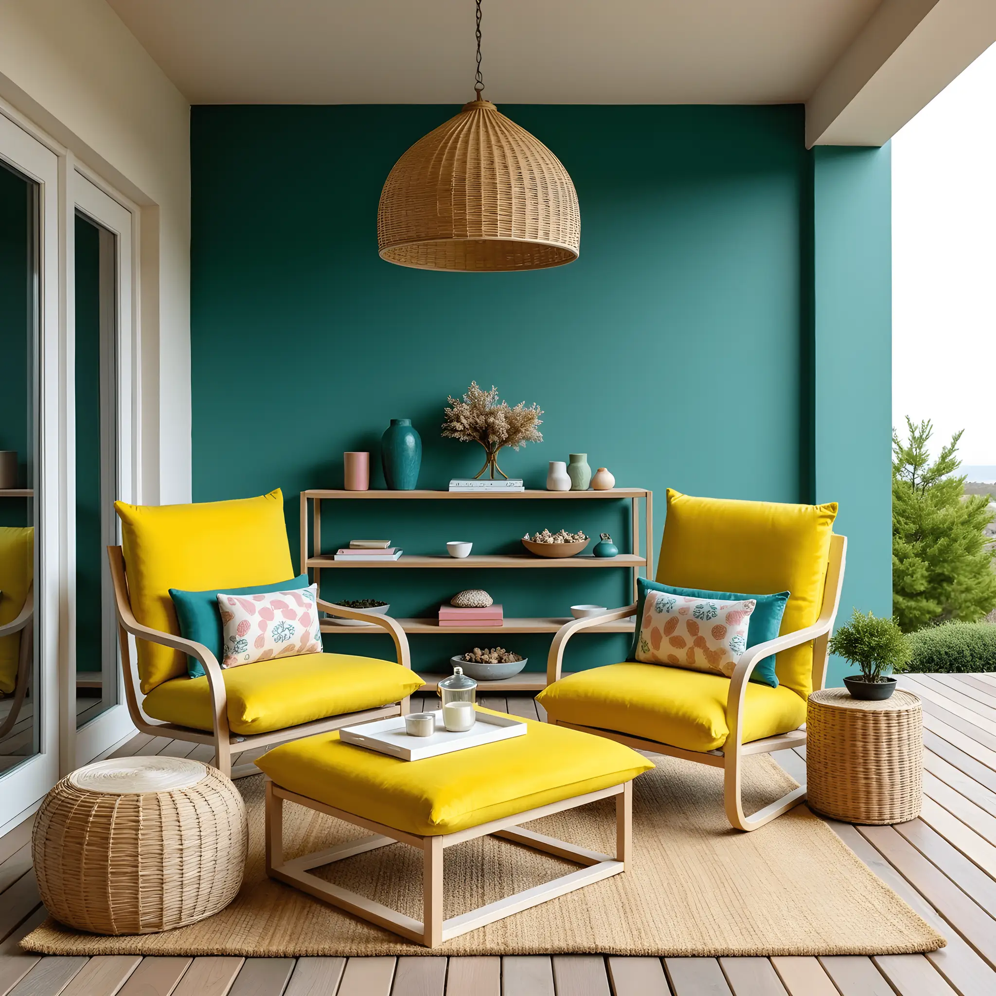 Bright Yellow Velvet Poäng Slipcovers – Compatible with IKEA Poäng Chair & Footstool – Luxurious Polyester Velvet from PriceLows™