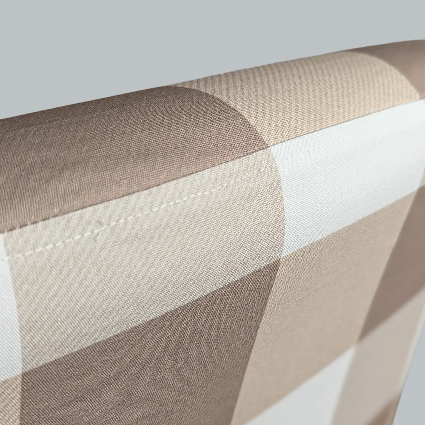 Buffalo Check Beige Dining Chair Slipcovers Set of 2 – Compatible with Ikea Henriksdal EU/AU + Pre-2009 USA Canada Size from PriceLows™