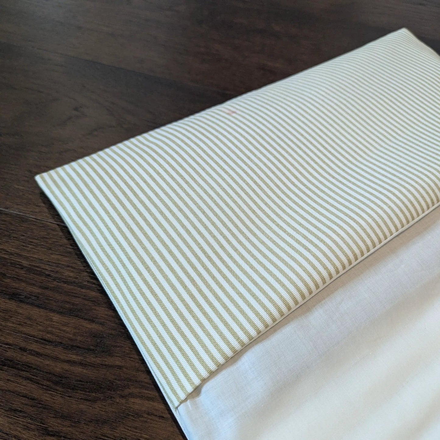 Beige Pinstripe Cushion Cover, Compatible with IKEA Children's Poang from PriceLows™