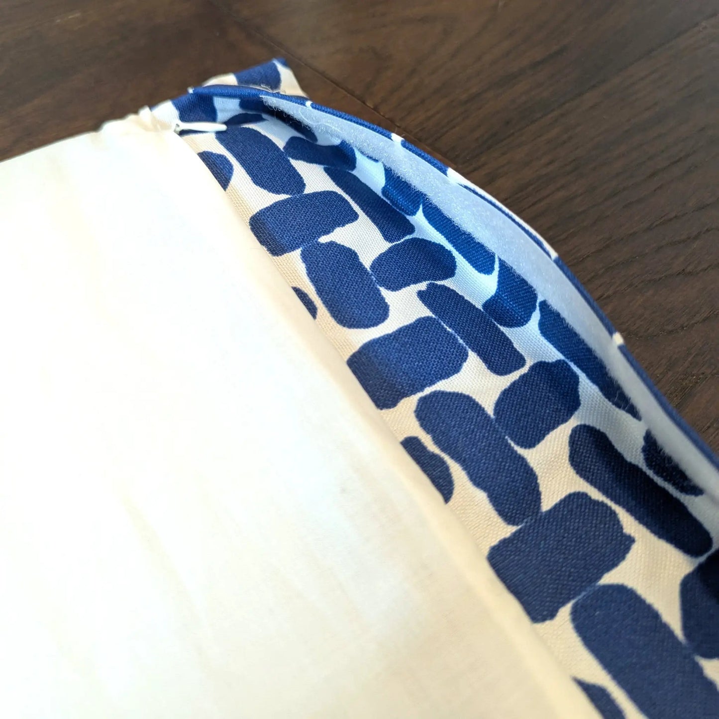 Blue Abstract Print Cushion Cover, Compatible with IKEA Children's Poang from PriceLows™