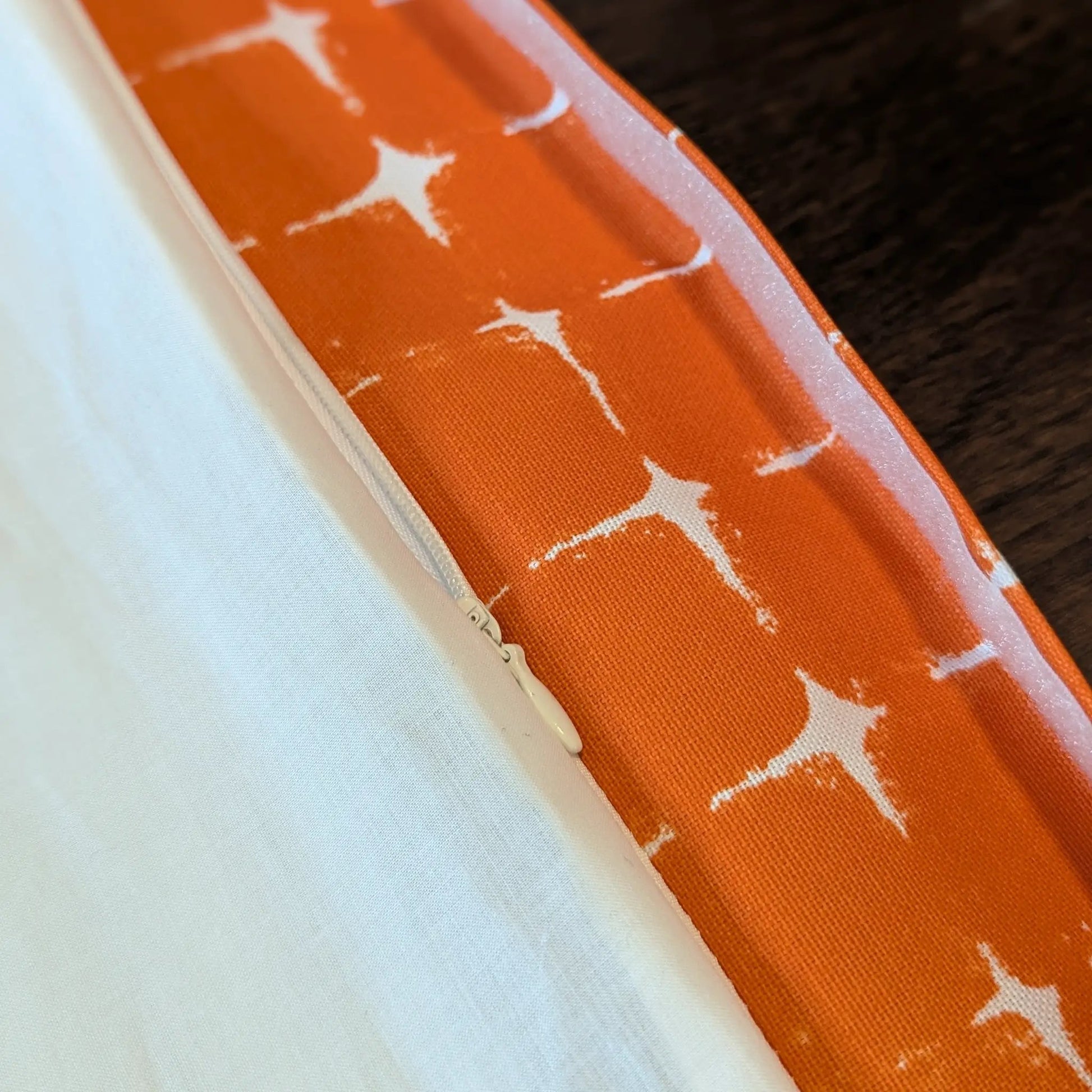 Orange Geometric Pattern Cushion Cover, Compatible with IKEA Children's Poang from PriceLows™