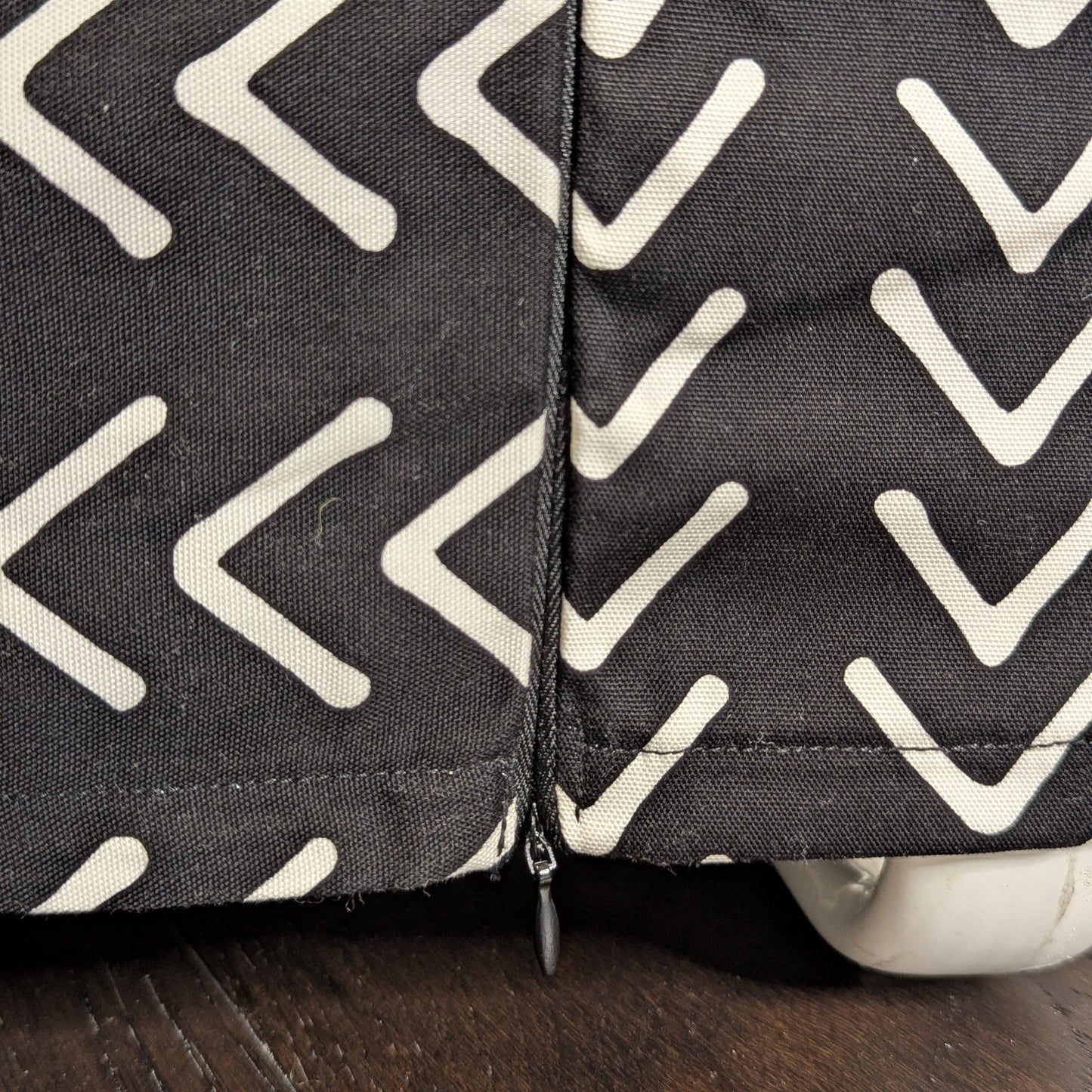 Black Boho Mudcloth Slipcover – Compatible with IKEA Knopparp Sofa (2-Seater or 3-Seater) from PriceLows™
