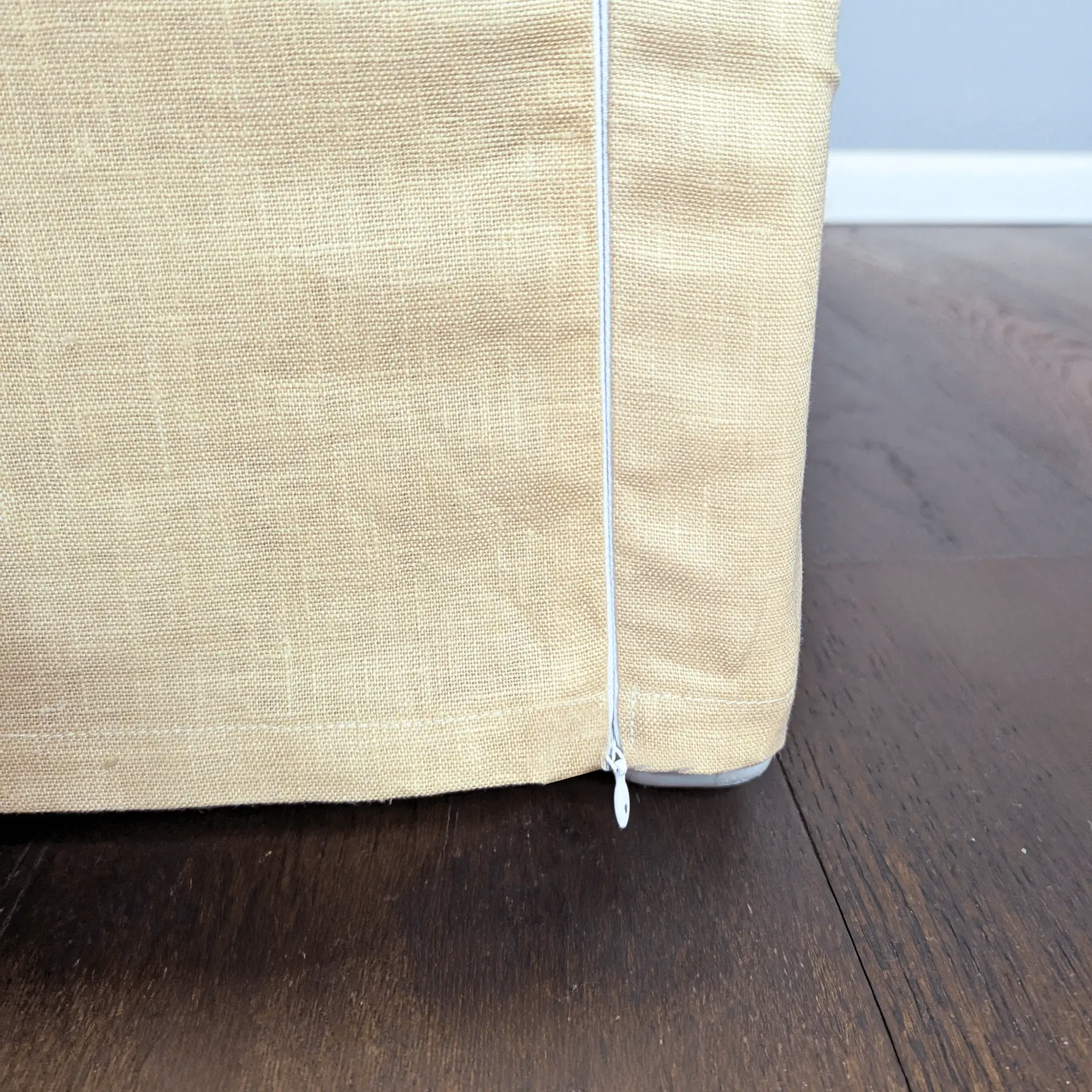 Farmhouse Beige European Linen Slipcover – Compatible with IKEA Knopparp Sofa (2-Seater or 3-Seater) from PriceLows™