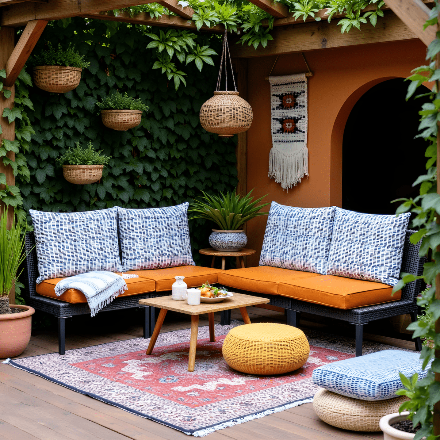 Blue Rain Outdoor Pillow Covers – 2 Pack – Compatible with IKEA Duvholmen & Kuddarna from PriceLows™