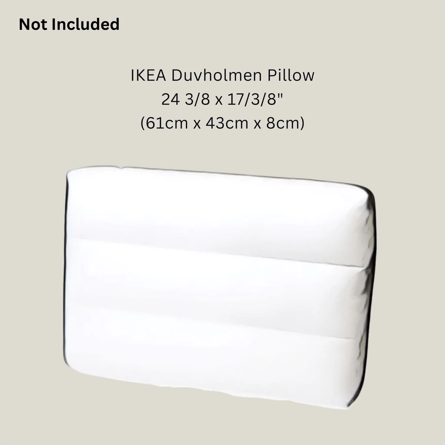 Black White Stripe Outdoor Pillow Covers – 2 Pack – Compatible with IKEA Duvholmen & Kuddarna from PriceLows™