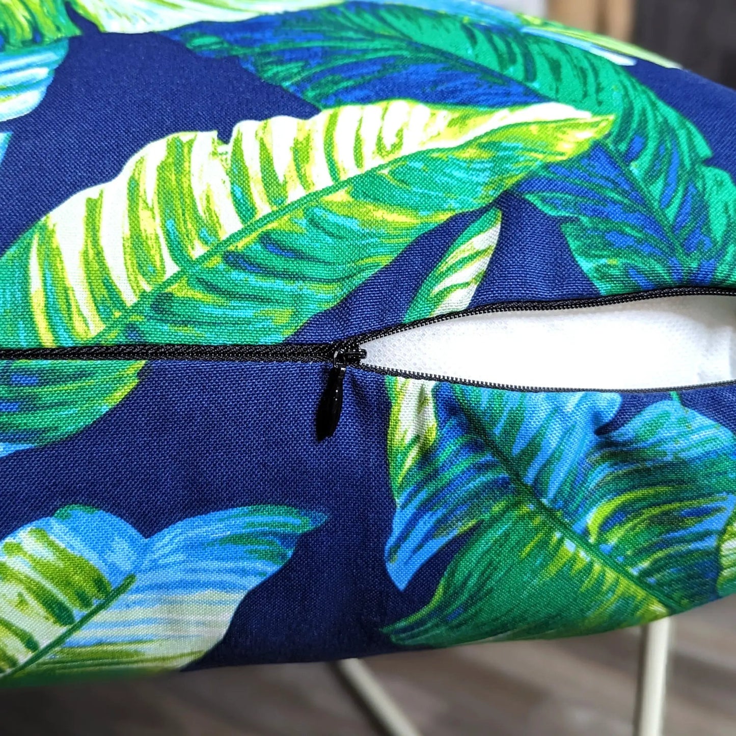 Green Banana Leaf Outdoor Seat Cushion Covers – 2 Pack – Compatible with IKEA Duvholmen from PriceLows™