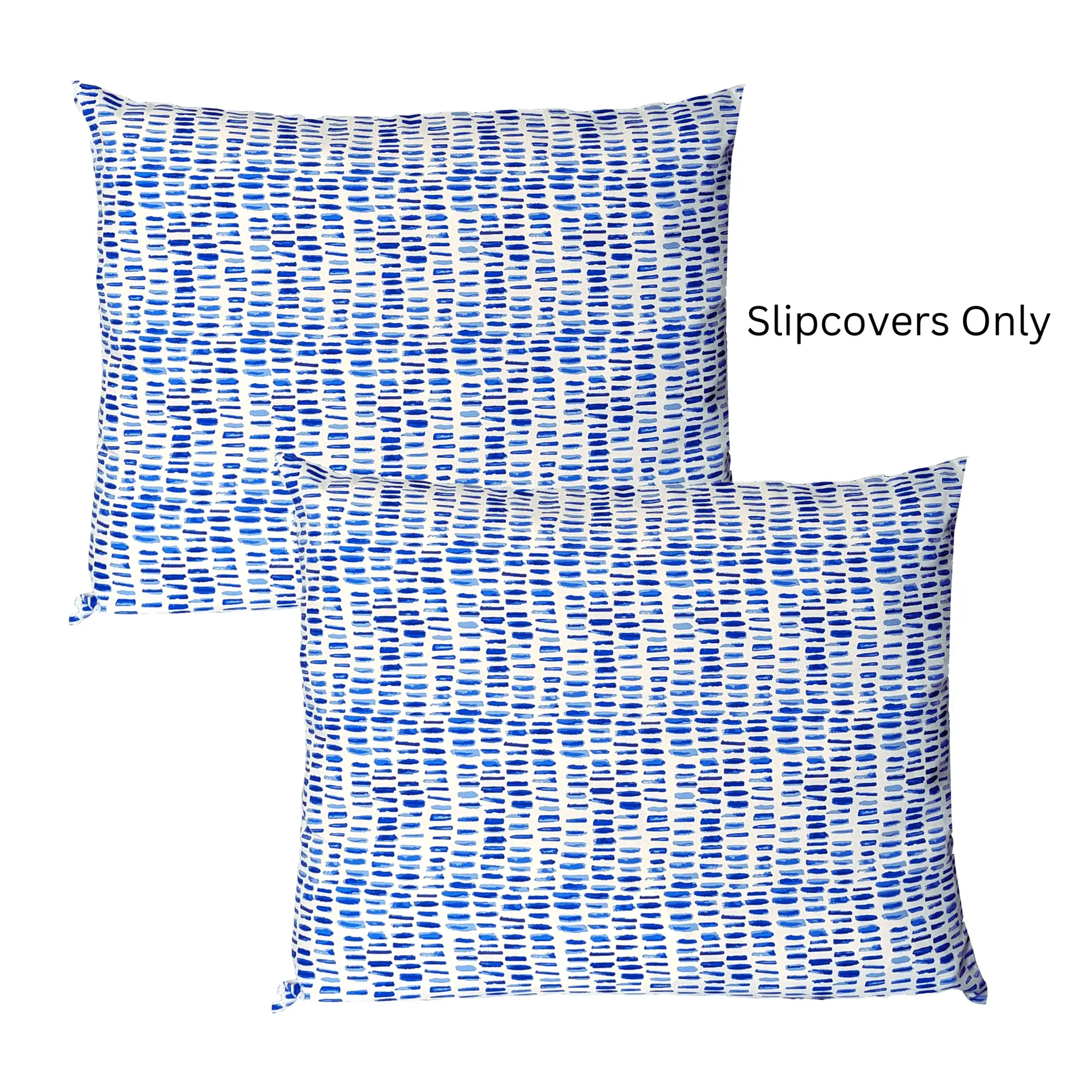Blue Rain Outdoor Slipcover Set – 4 Pack (2 Pillow Covers + 2 Seat Covers) – Compatible with Select IKEA Cushions from PriceLows™