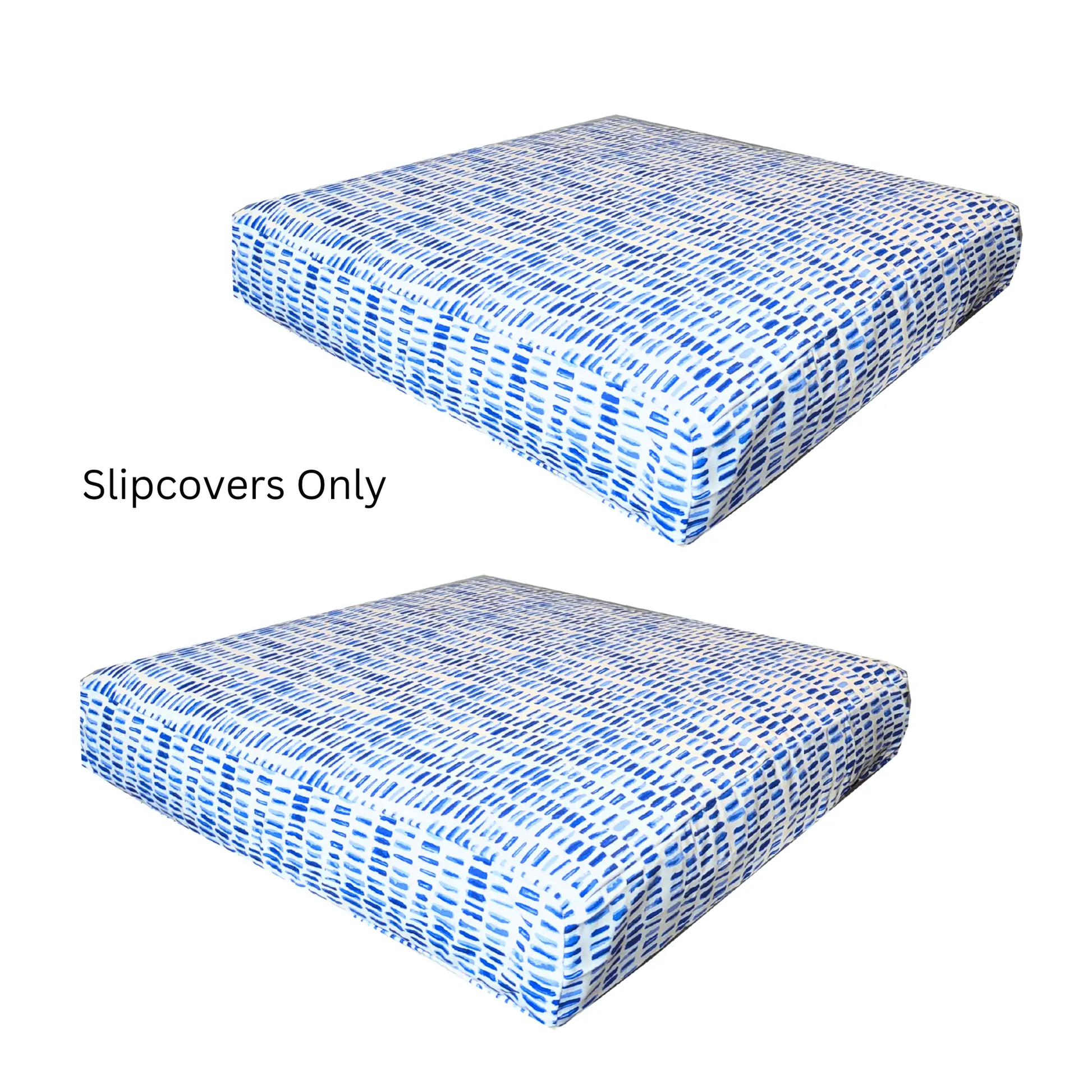Blue Rain Outdoor Slipcover Set – 4 Pack (2 Pillow Covers + 2 Seat Covers) – Compatible with Select IKEA Cushions from PriceLows™