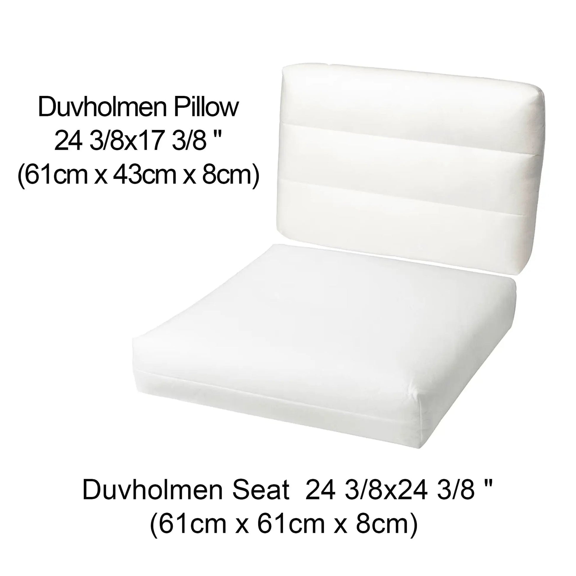 Navy Green Banana Leaf Outdoor Slip Covers, Compatible with IKEA Duvholmen from PriceLows™