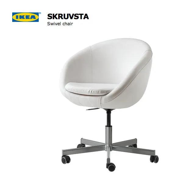 Navy Blue and White Stripe Slipcover – Compatible with IKEA Skruvsta Chair from PriceLows™