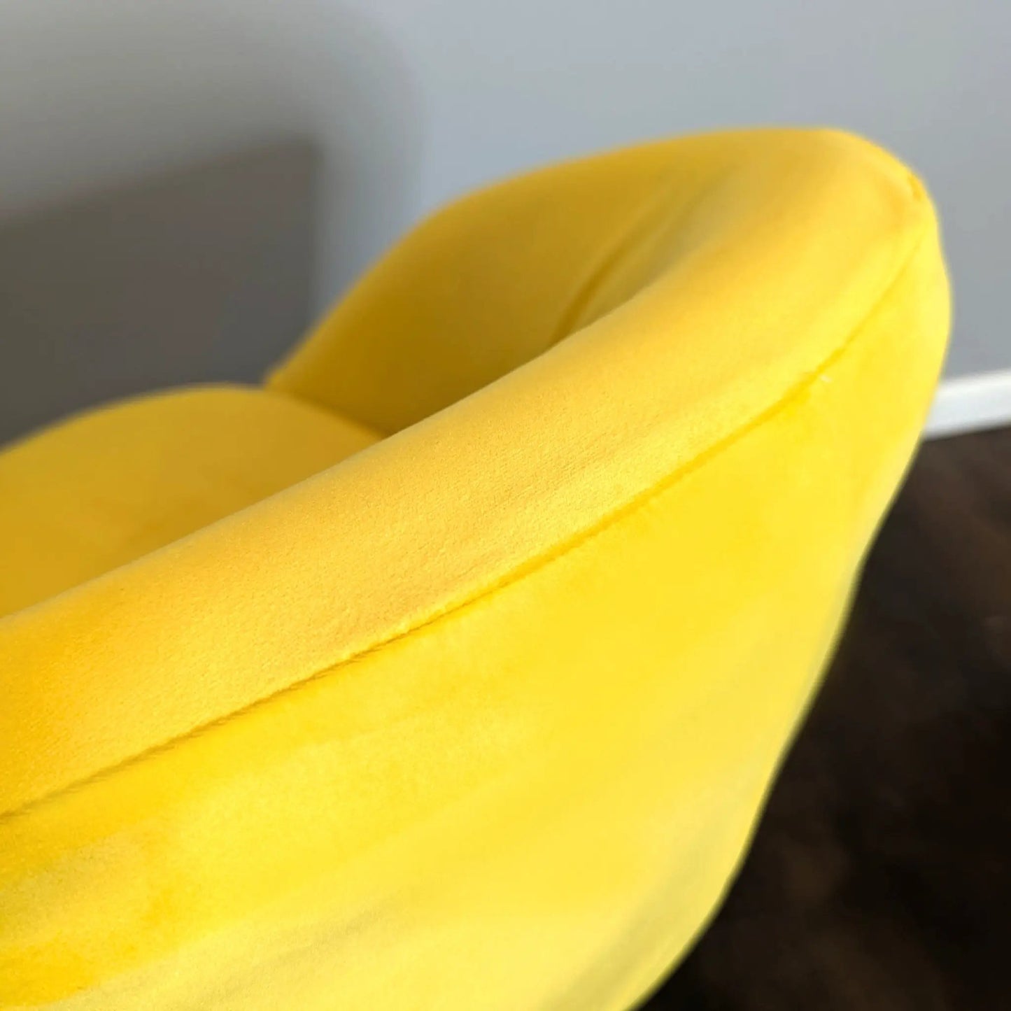 Bright Yellow Velvet Slipcover – Compatible with IKEA Skruvsta Chair from PriceLows™