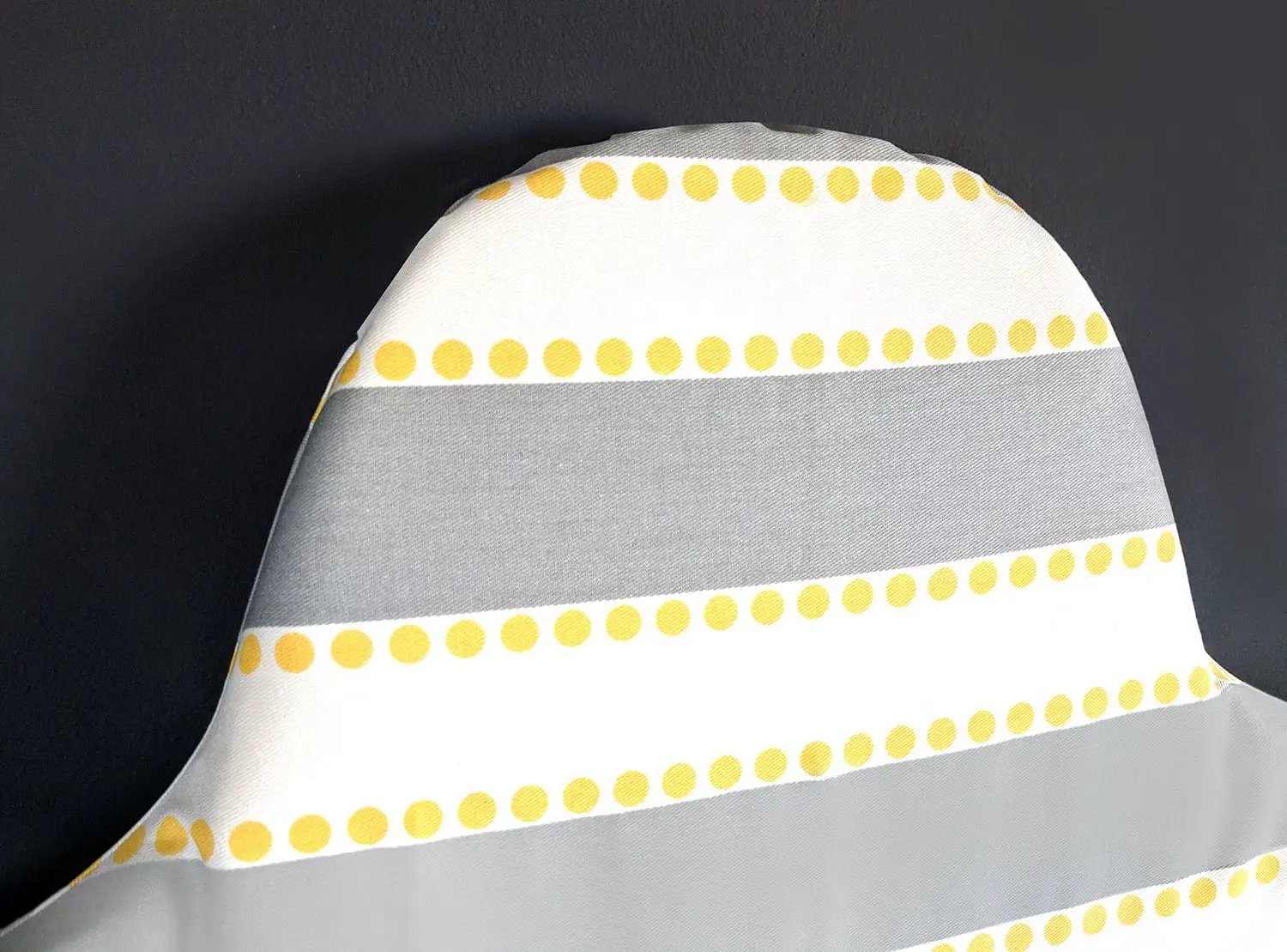 Highchair Cushion Cover for IKEA Klammig & Pyttig | Gray & Yellow Stripe | Rockin Cushions from PriceLows™