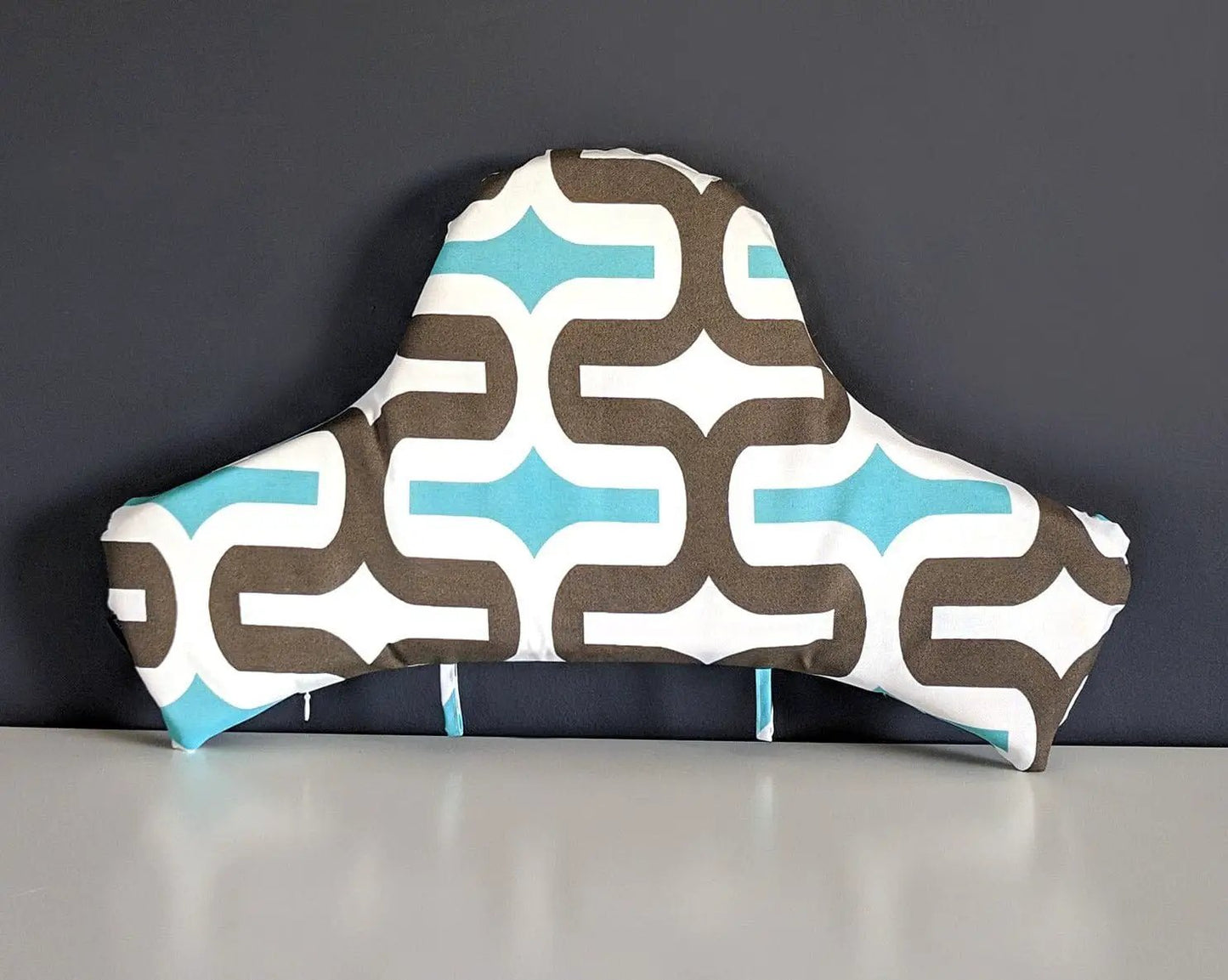 Highchair Cushion Cover for IKEA Klammig & Pyttig | Retro Blue Print | Rockin Cushions from PriceLows™