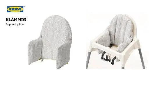 Highchair Cushion Cover for IKEA Klammig & Pyttig | Navy Blue Elephant Print | Rockin Cushions from PriceLows™