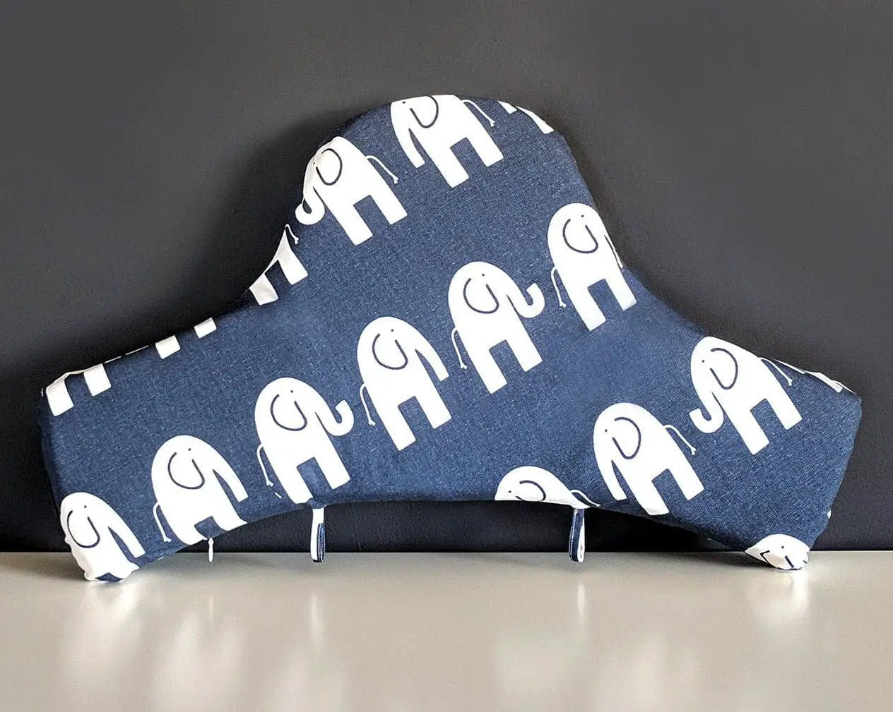 Highchair Cushion Cover for IKEA Klammig & Pyttig | Navy Blue Elephant Print | Rockin Cushions from PriceLows™