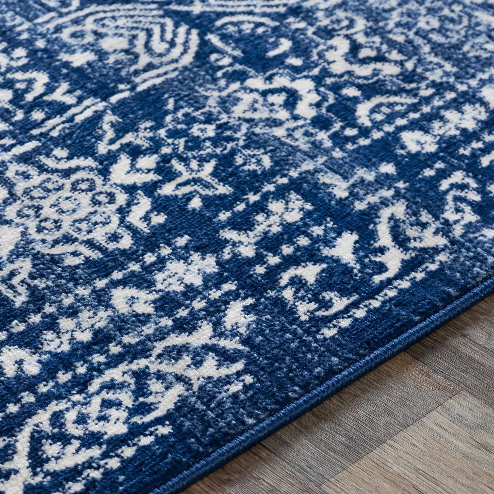 Michie Dark Blue Area Rug from PriceLows™