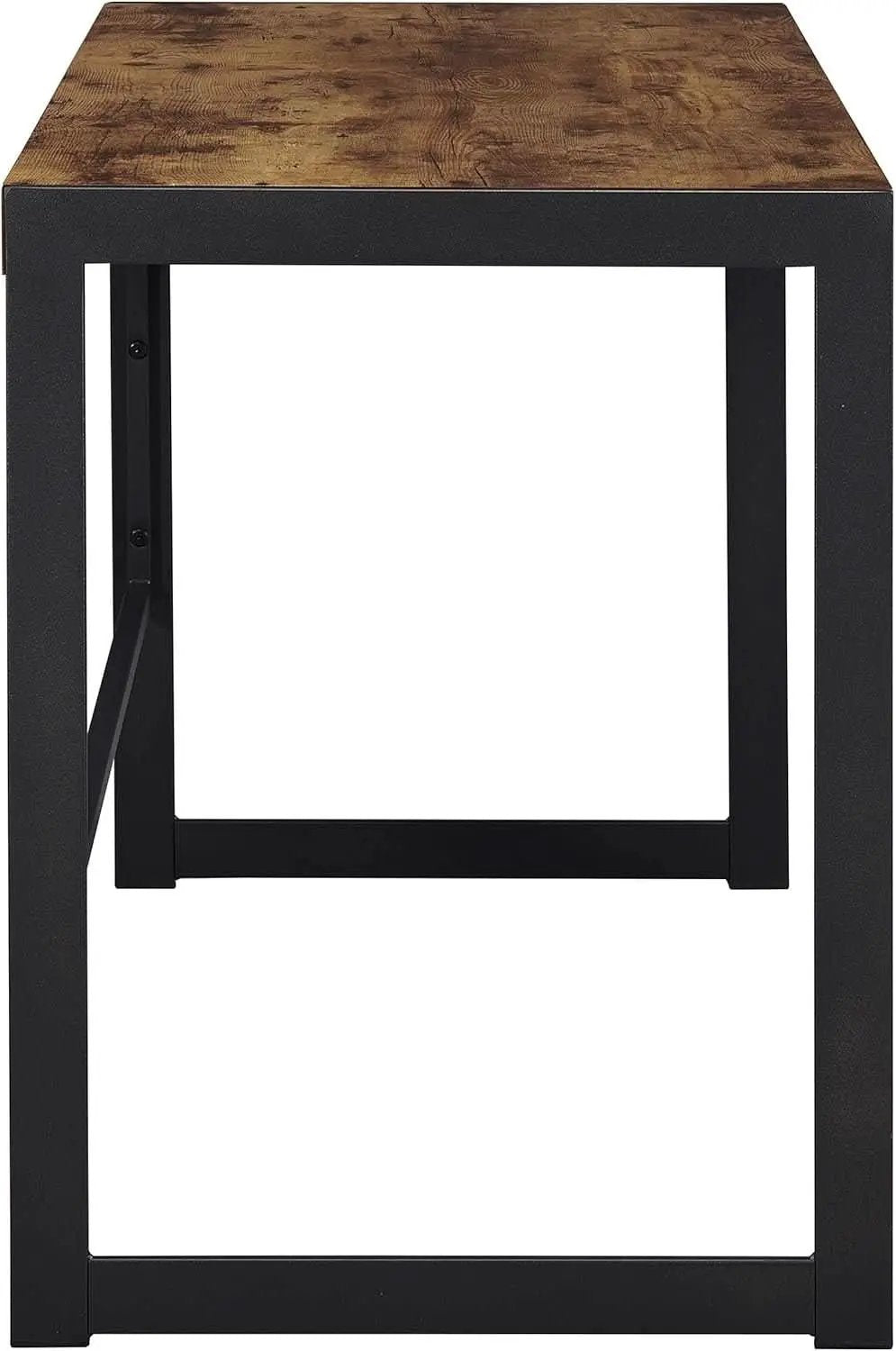 Rustic Nutmeg Writing Desk with Farmhouse Style Design from PriceLows™