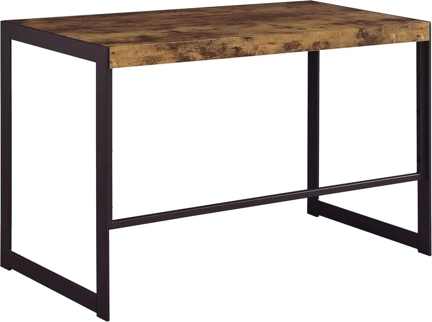 Rustic Nutmeg Writing Desk with Farmhouse Style Design from PriceLows™