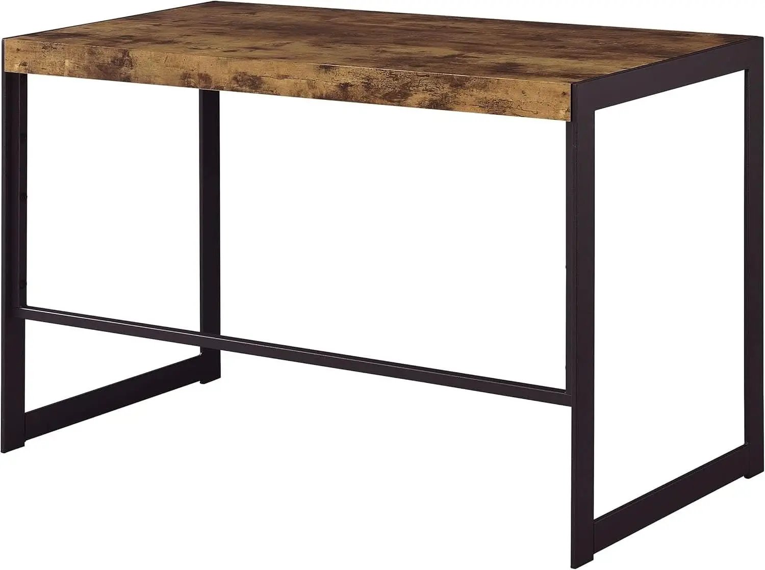 Rustic Nutmeg Writing Desk with Farmhouse Style Design from PriceLows™