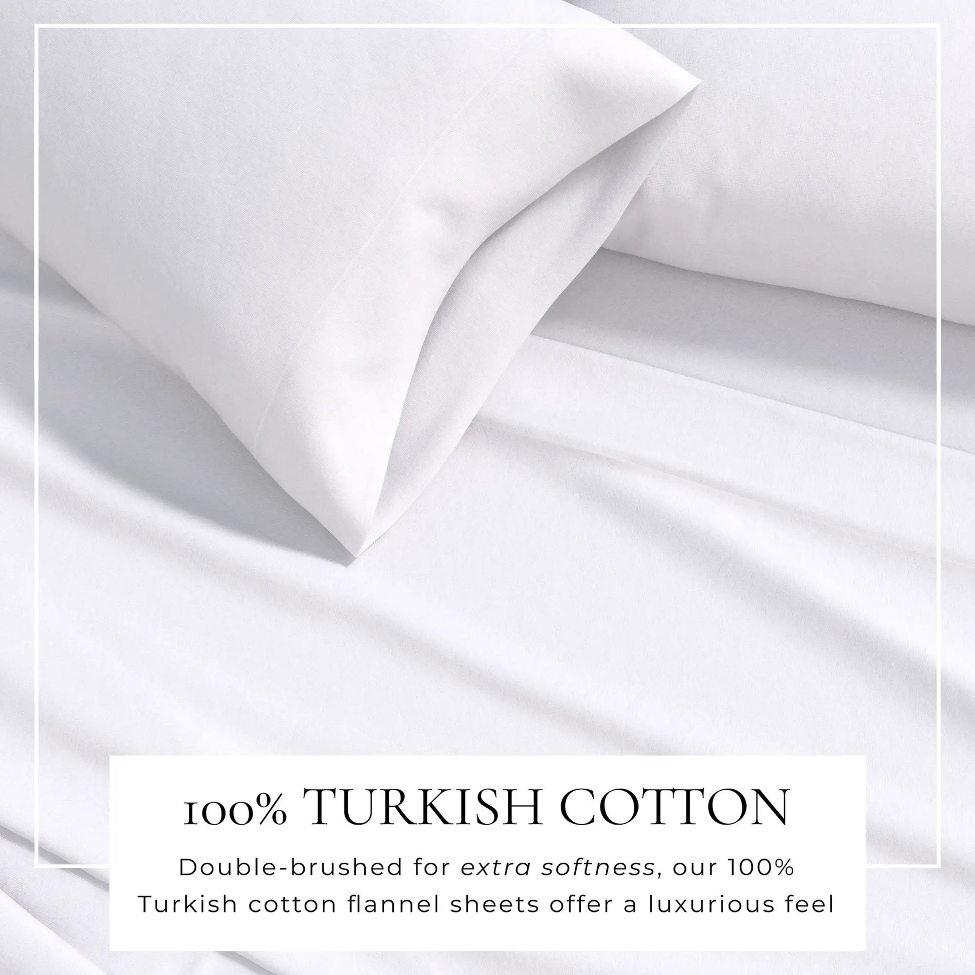 Cotton Solid Flannel Sheet - Nordic Collection from PriceLows™