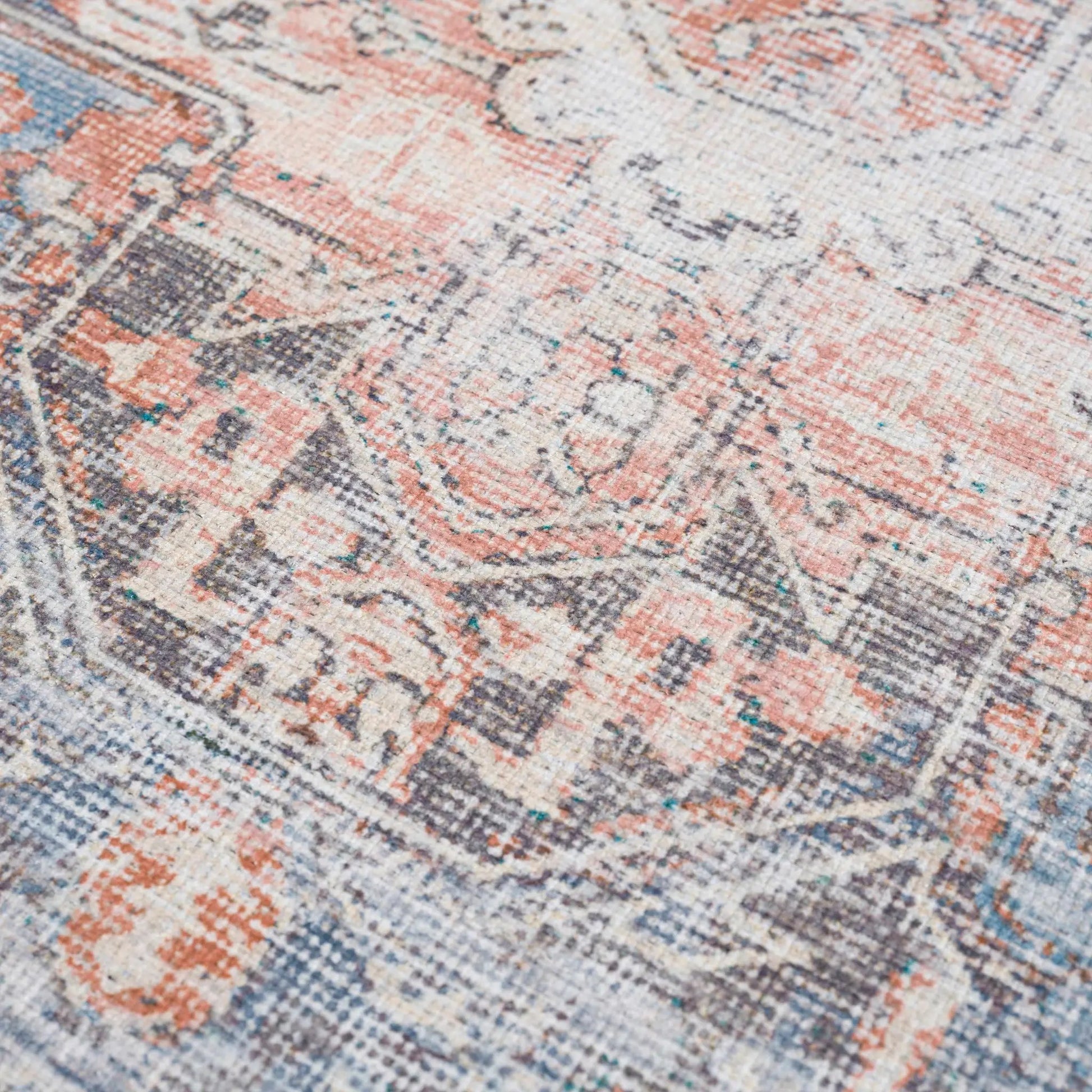 Rosman Distressed Washable Rug from PriceLows™