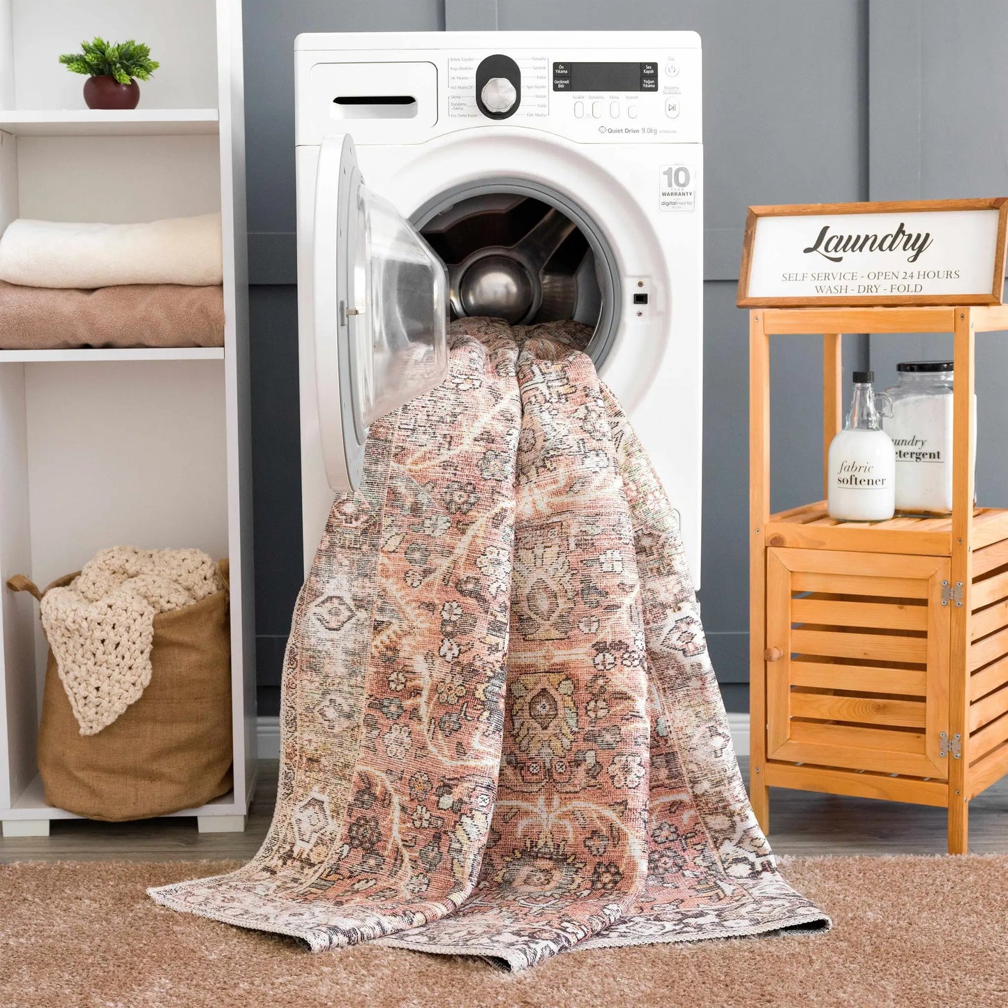 Bian Washable Area Rug from PriceLows™