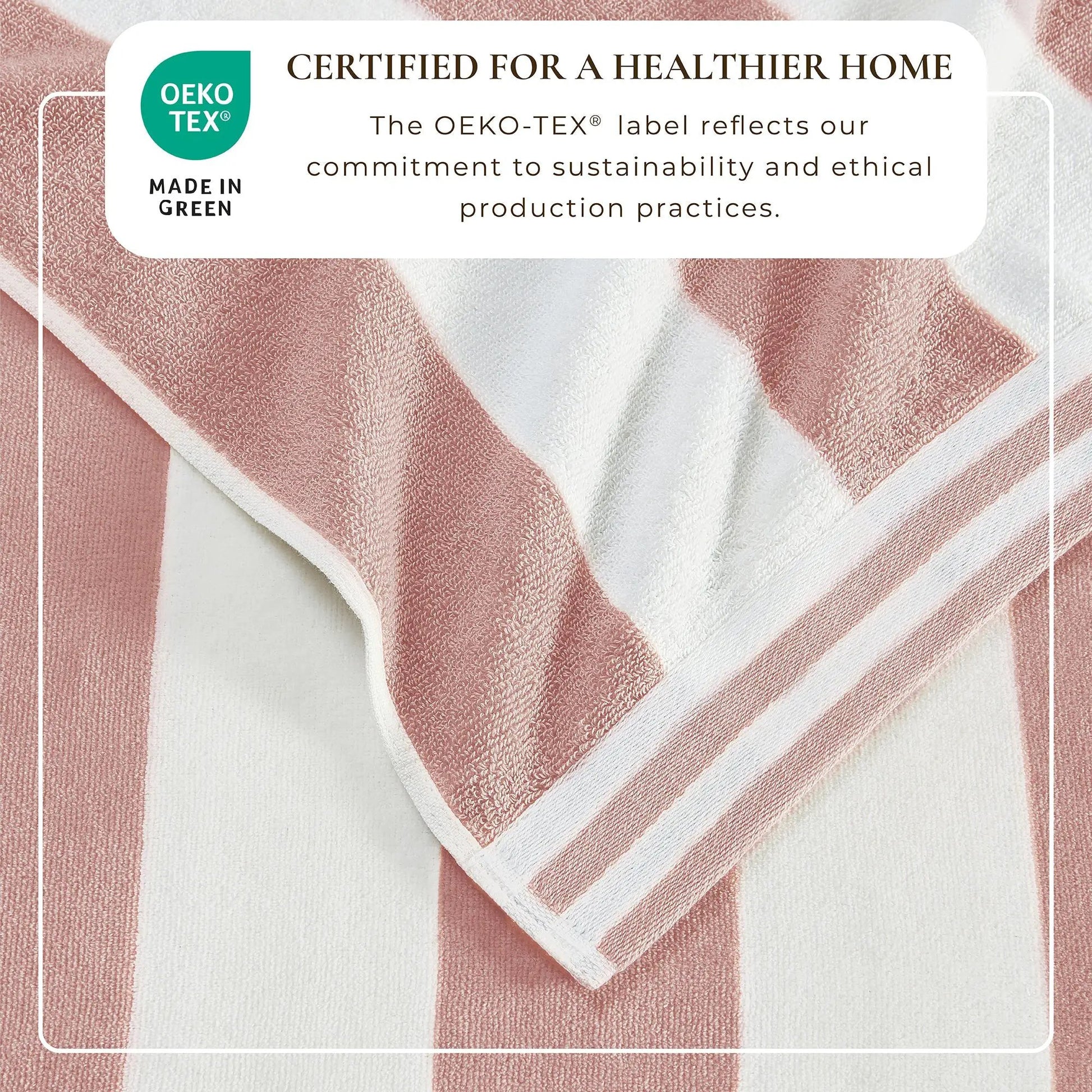 Striped Cabana Beach Towel - Edgartown Collection from PriceLows™