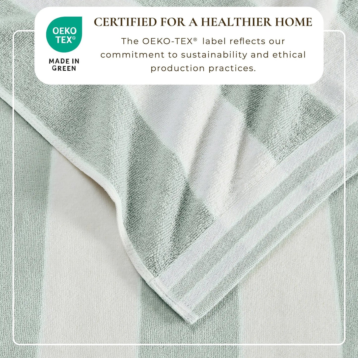 Striped Cabana Beach Towel - Edgartown Collection from PriceLows™
