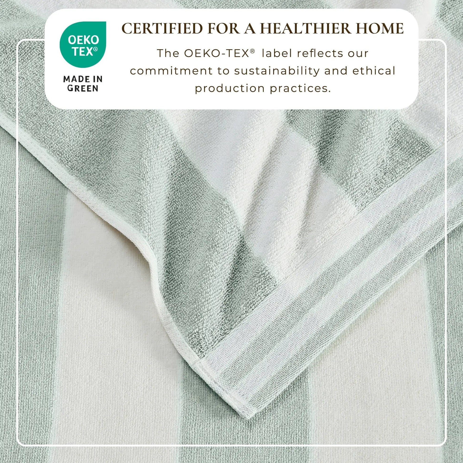 Striped Cabana Beach Towel - Edgartown Collection from PriceLows™