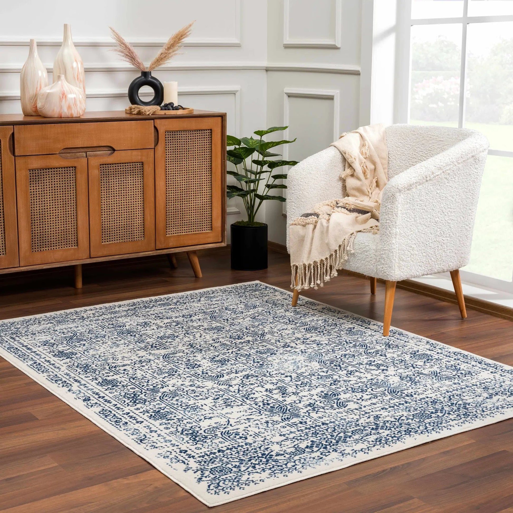 Michie Blue Area Rug from PriceLows™