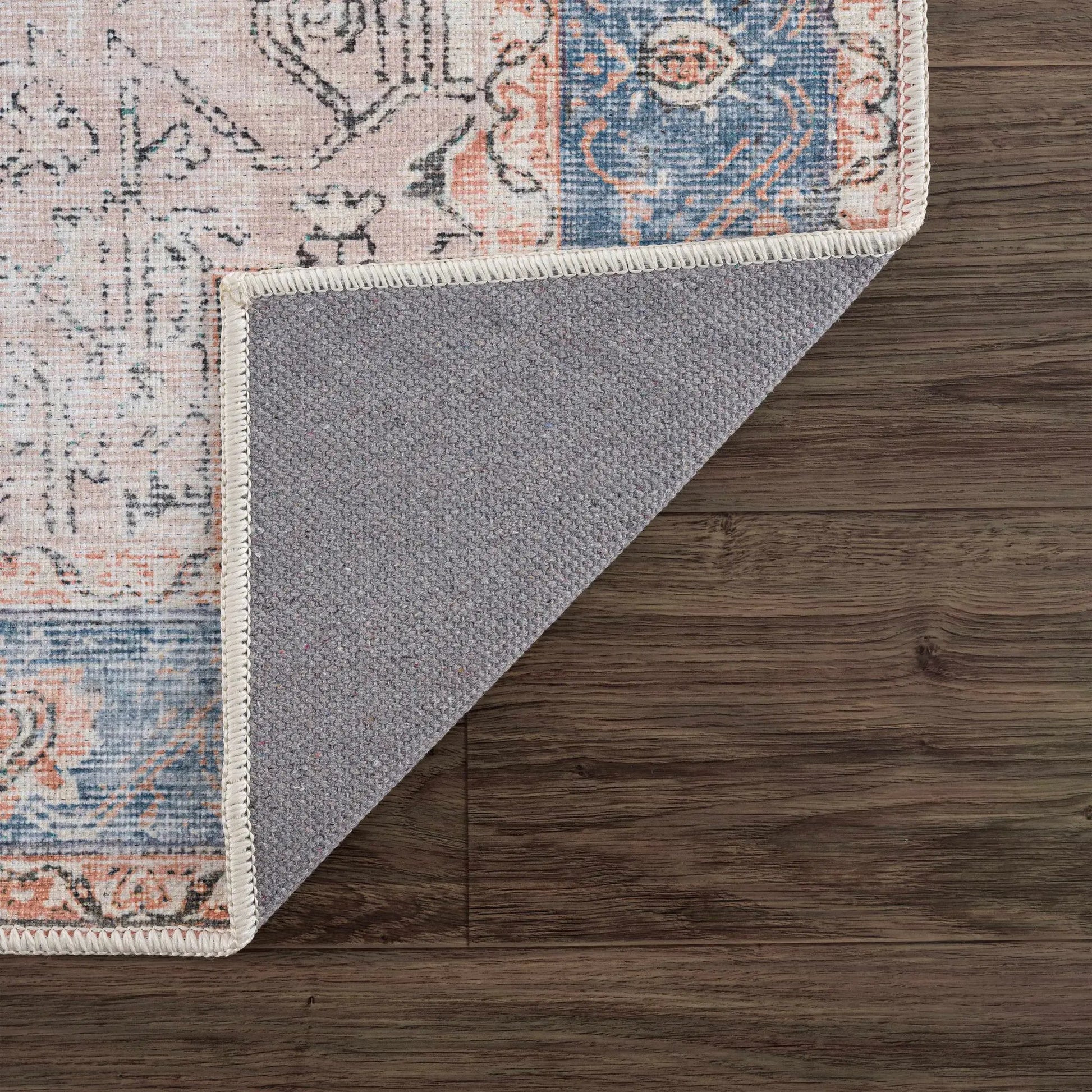 Rosman Distressed Washable Rug from PriceLows™