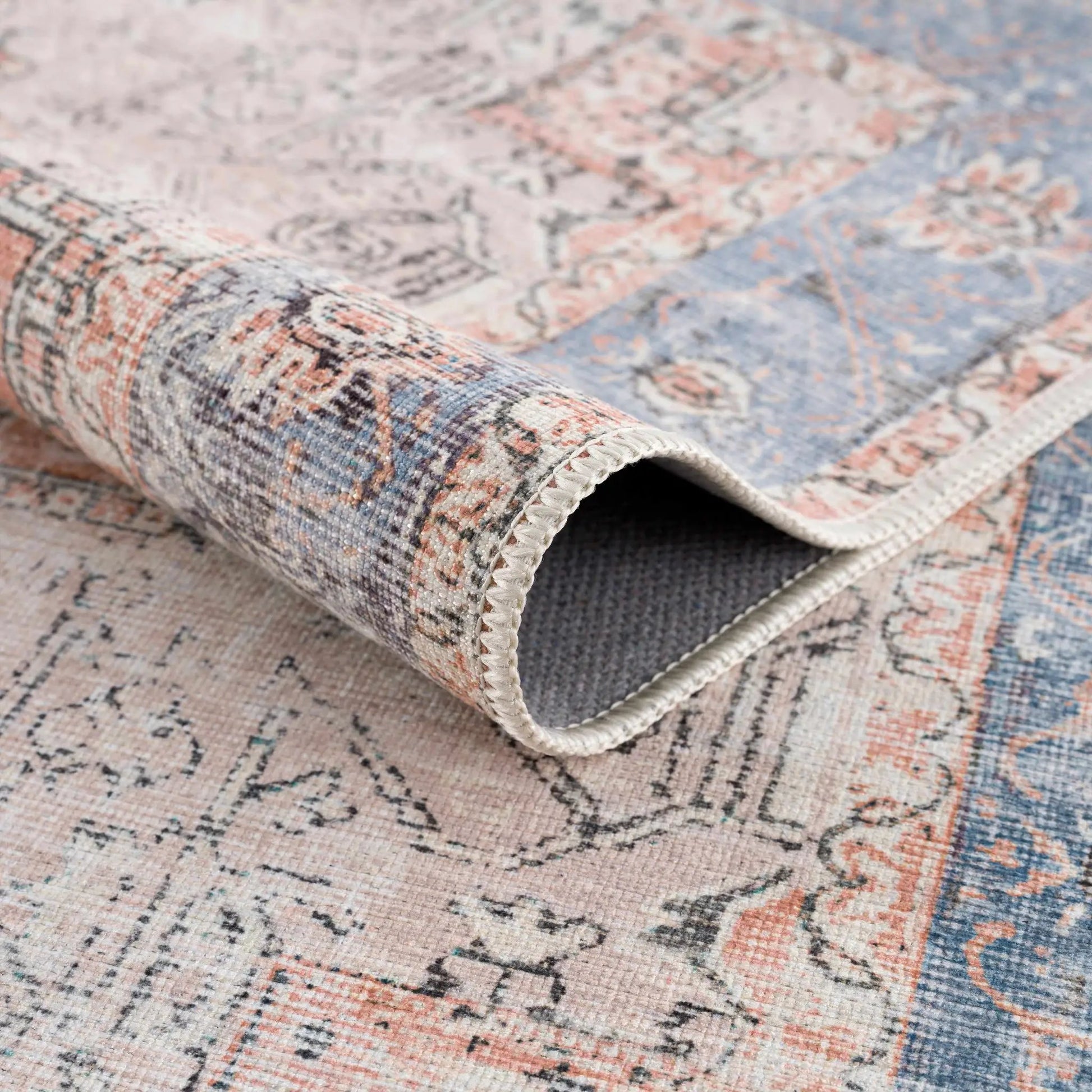 Rosman Distressed Washable Rug from PriceLows™