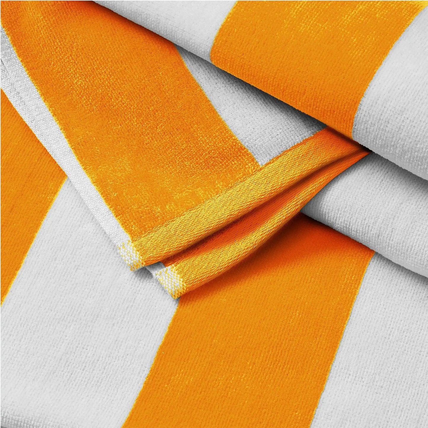 Cotton Velour Cabana Stripe Beach Towel - Novia Collection from PriceLows™